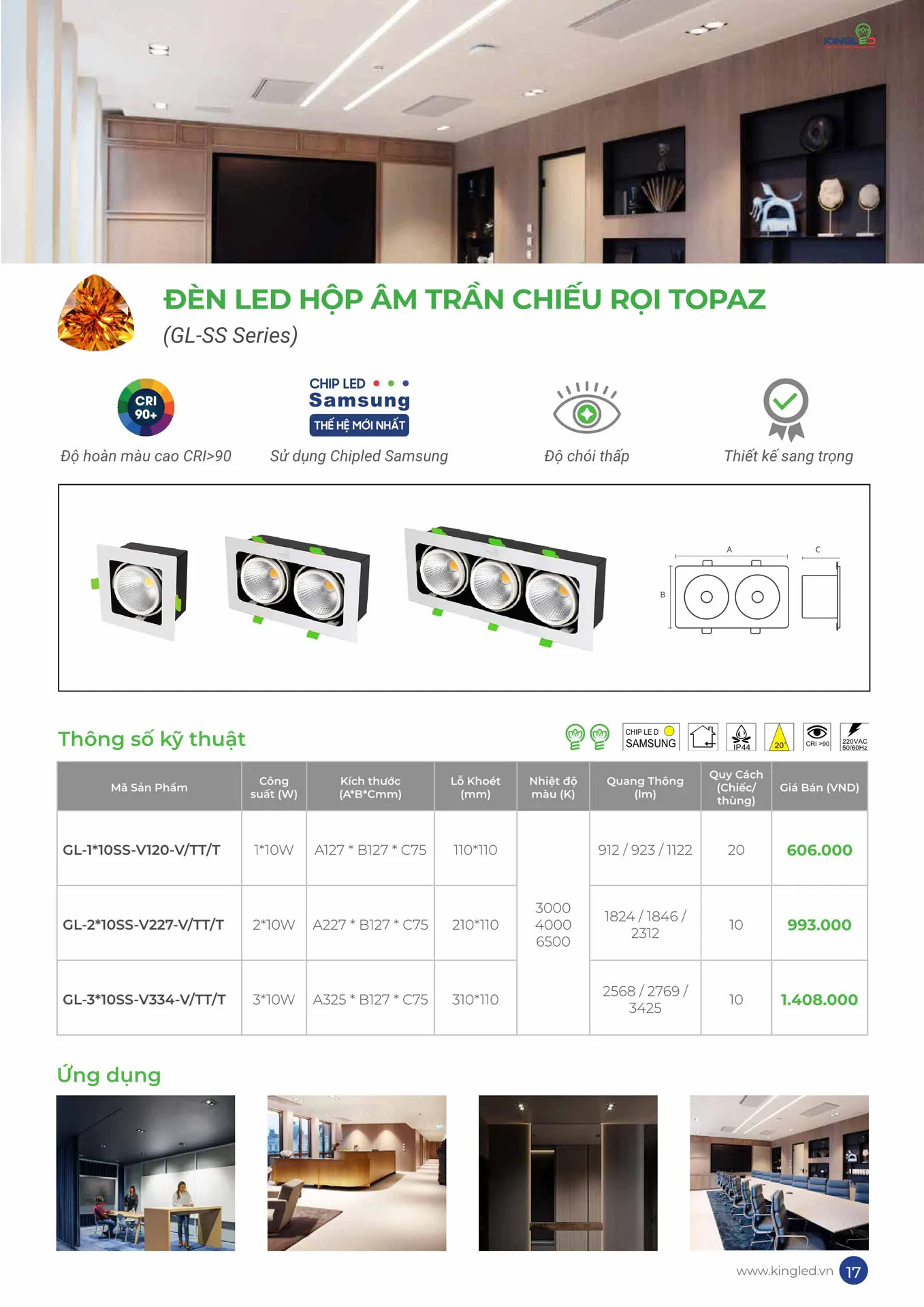 Catalogue Đèn KINGLED & KINGECO 2026 - Trang 17)