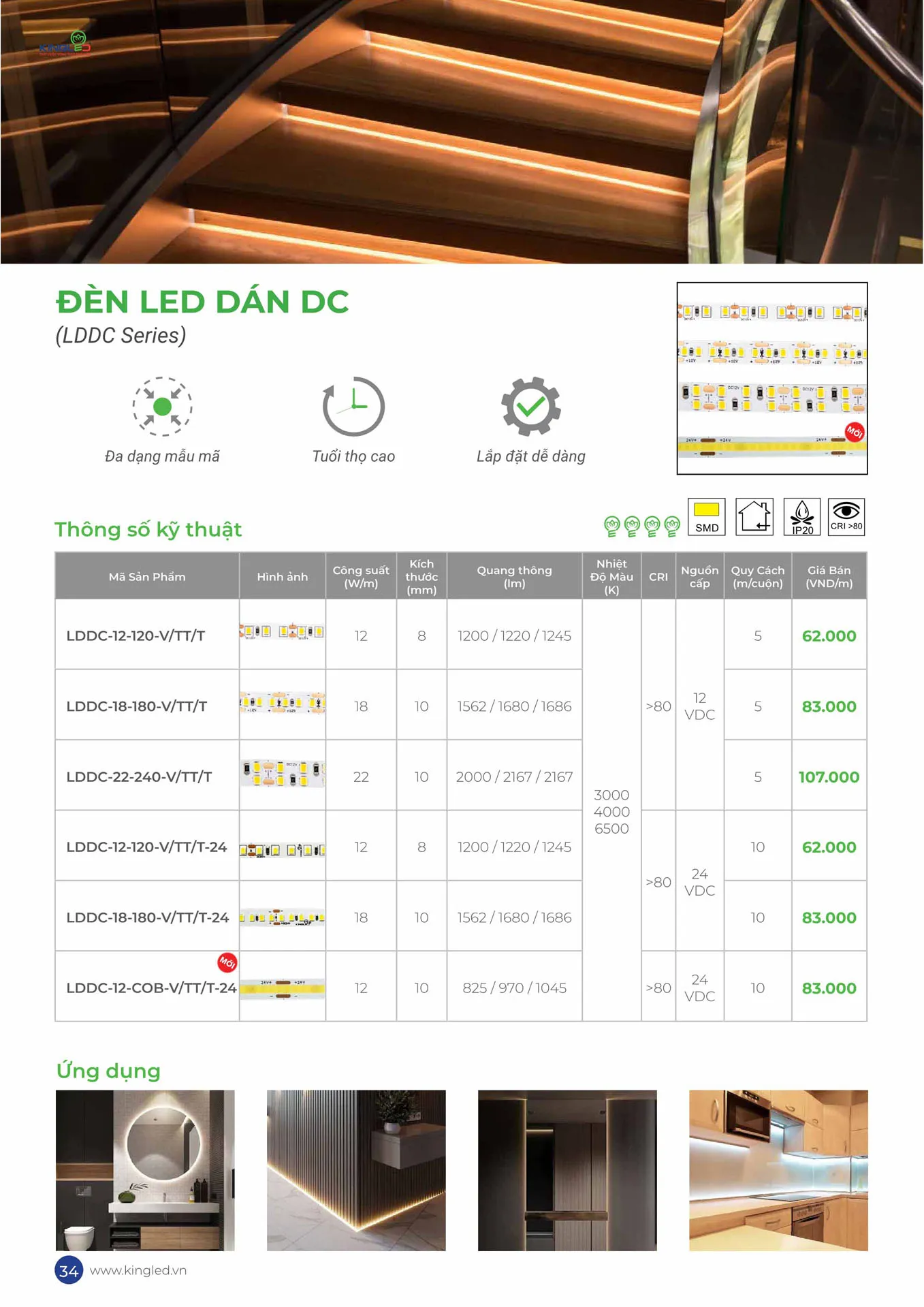 Catalogue Đèn KINGLED & KINGECO 2026 - Trang 34)