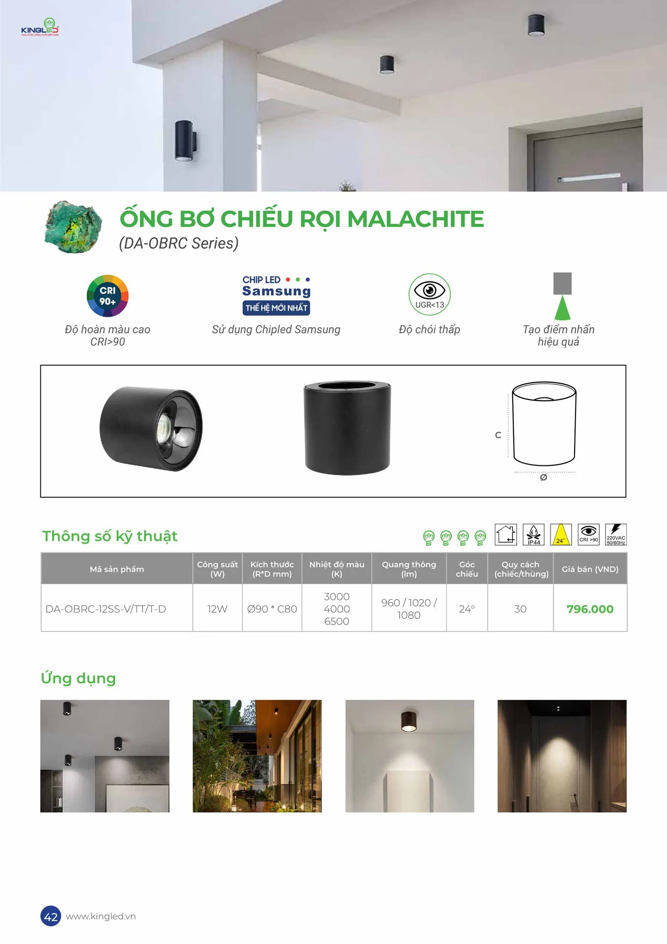 Catalogue Đèn KINGLED & KINGECO 2026 - Trang 42)
