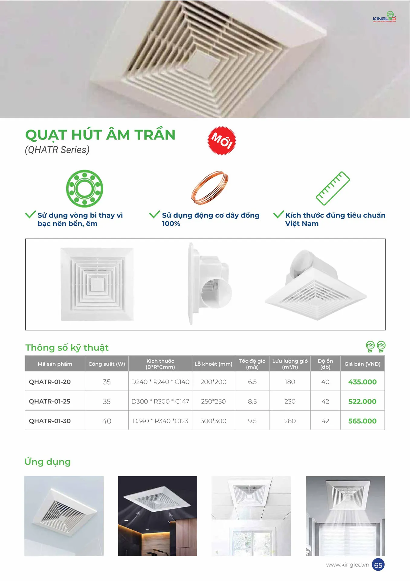 Catalogue Đèn KINGLED & KINGECO 2026 - Trang 65)