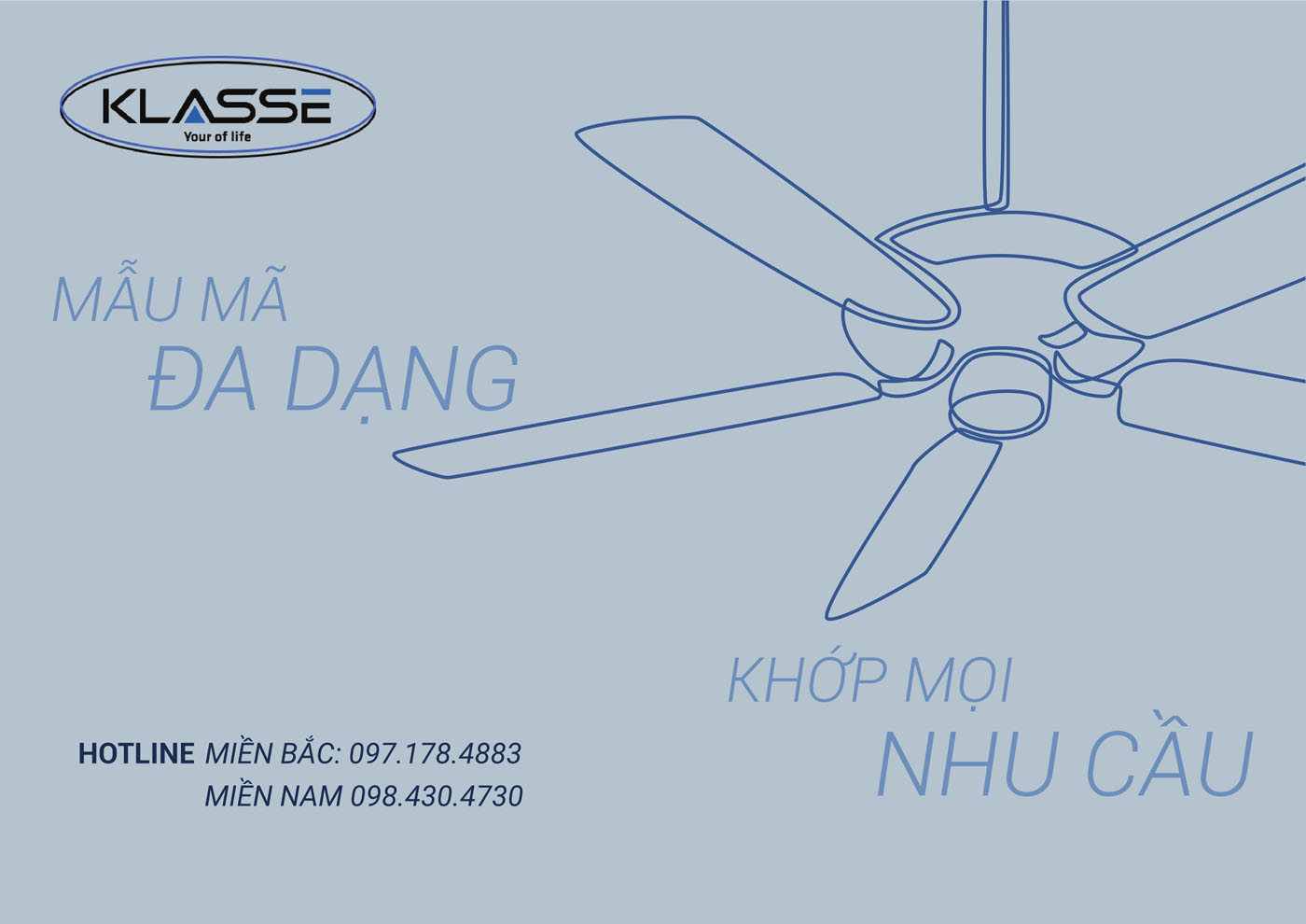 Bảng Giá Quạt Trần & Đèn Trang Trí Klasse 2025 - Trang 3)