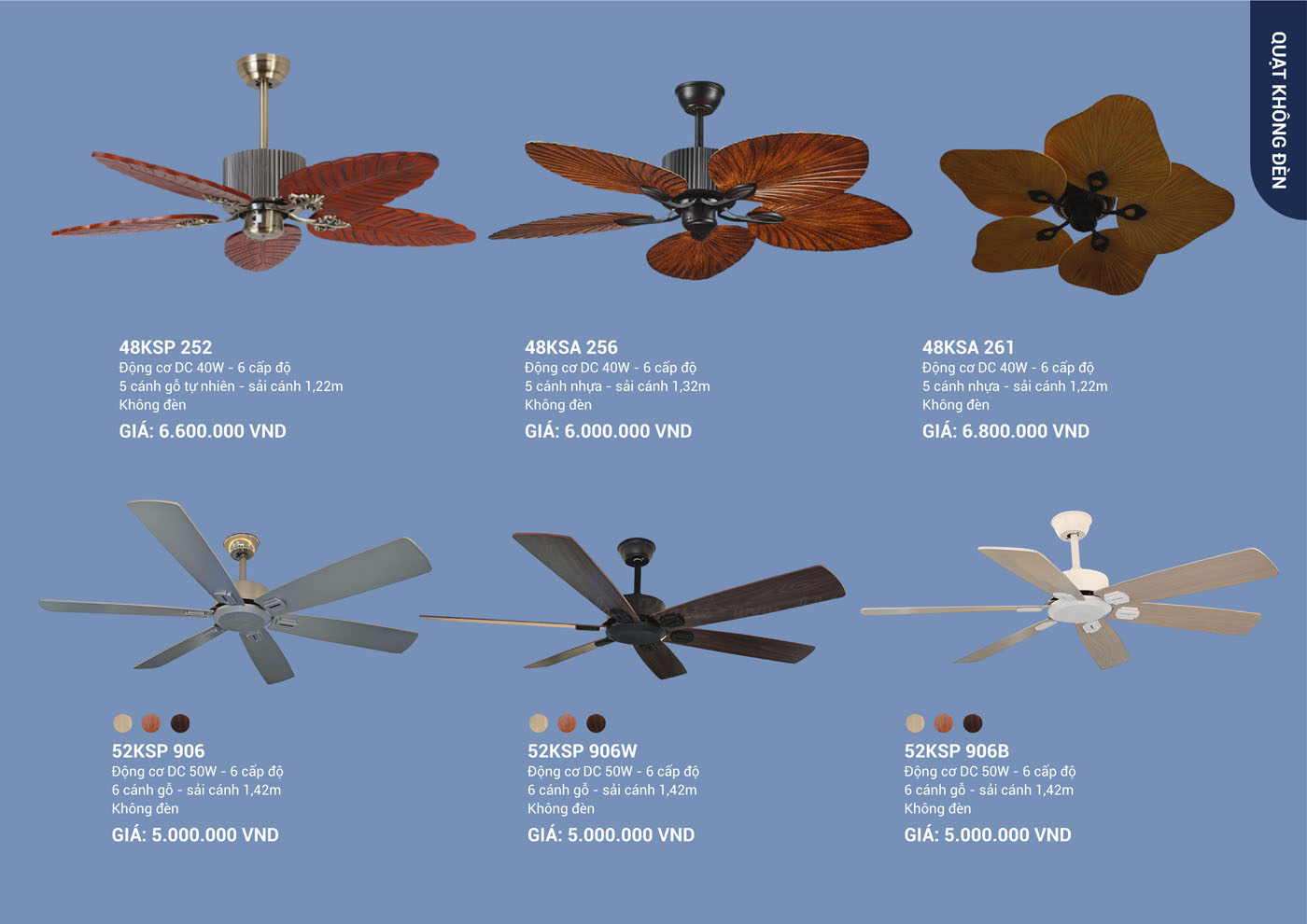 Bảng Giá Quạt Trần & Đèn Trang Trí Klasse 2025 - Trang 25)