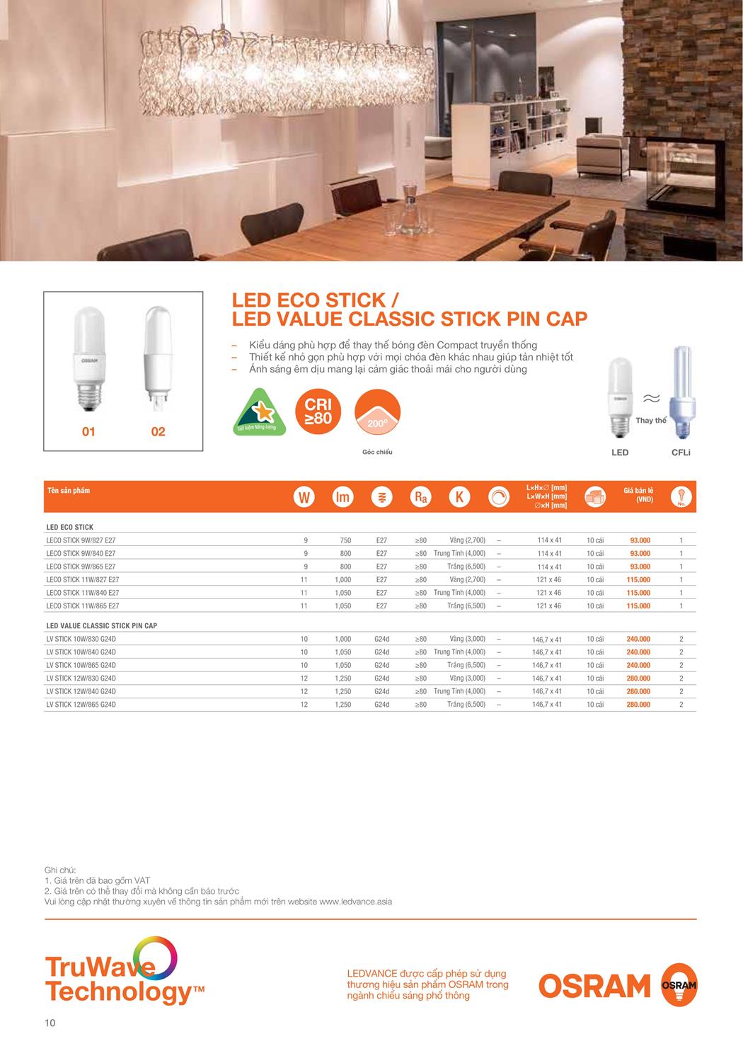 kapillærer suffix billig Đèn Led Sensor Osram Led Star + Daylight Sensor Cla 7W | LED SP CLADS  7W/827 230V FR E27