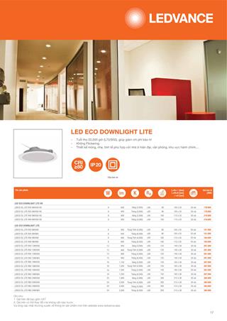 Bảng Giá Đèn LED LEDVANCE mới nhất tháng 11/2021