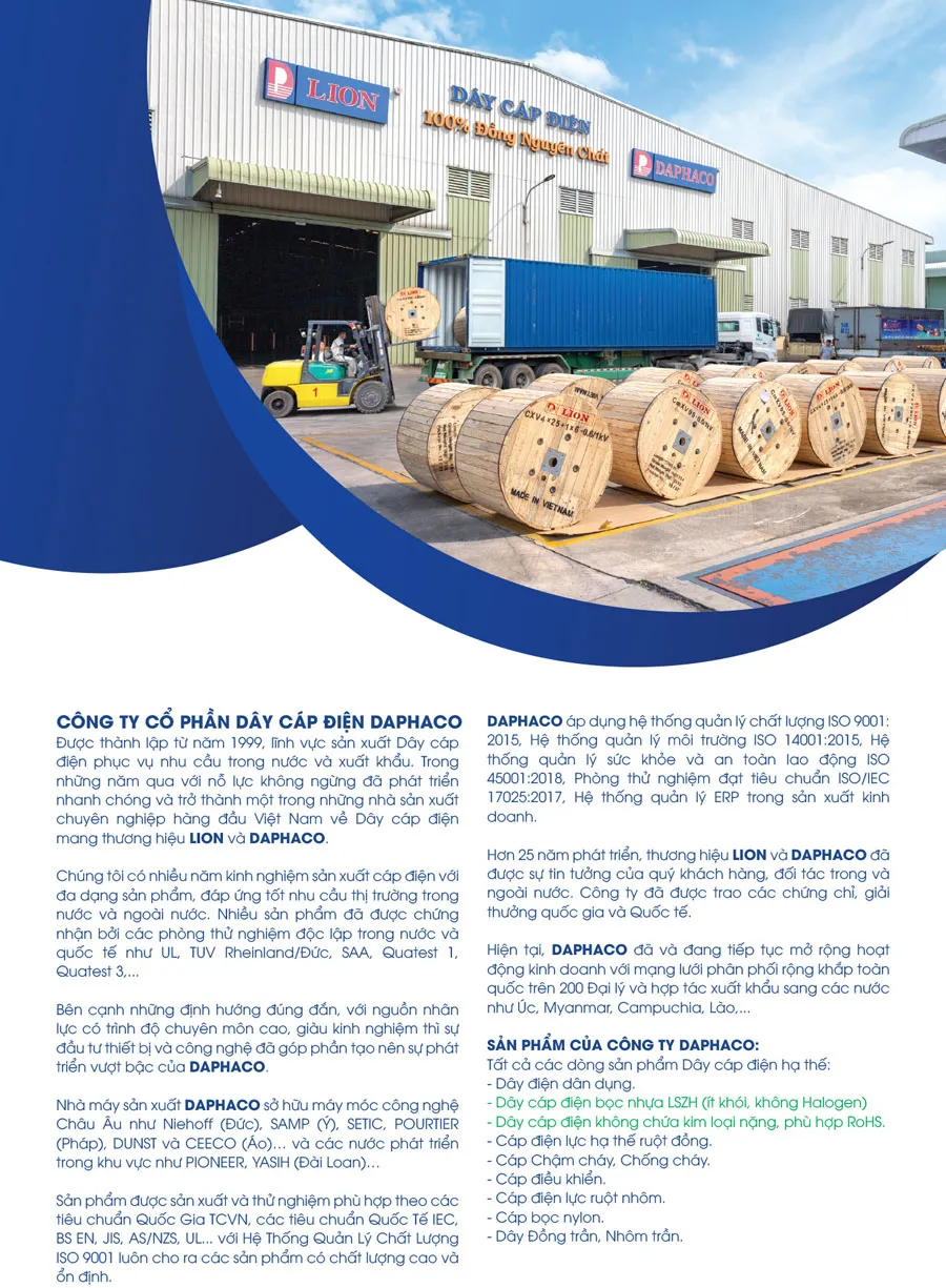Bảng Giá Cáp Điện LION 2026 - Trang 2)