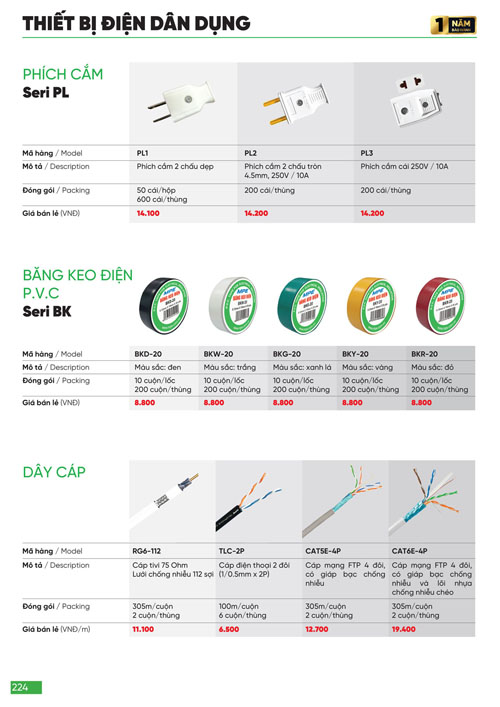 Bảng Giá MPE 2024 mới nhất - Trang 224)