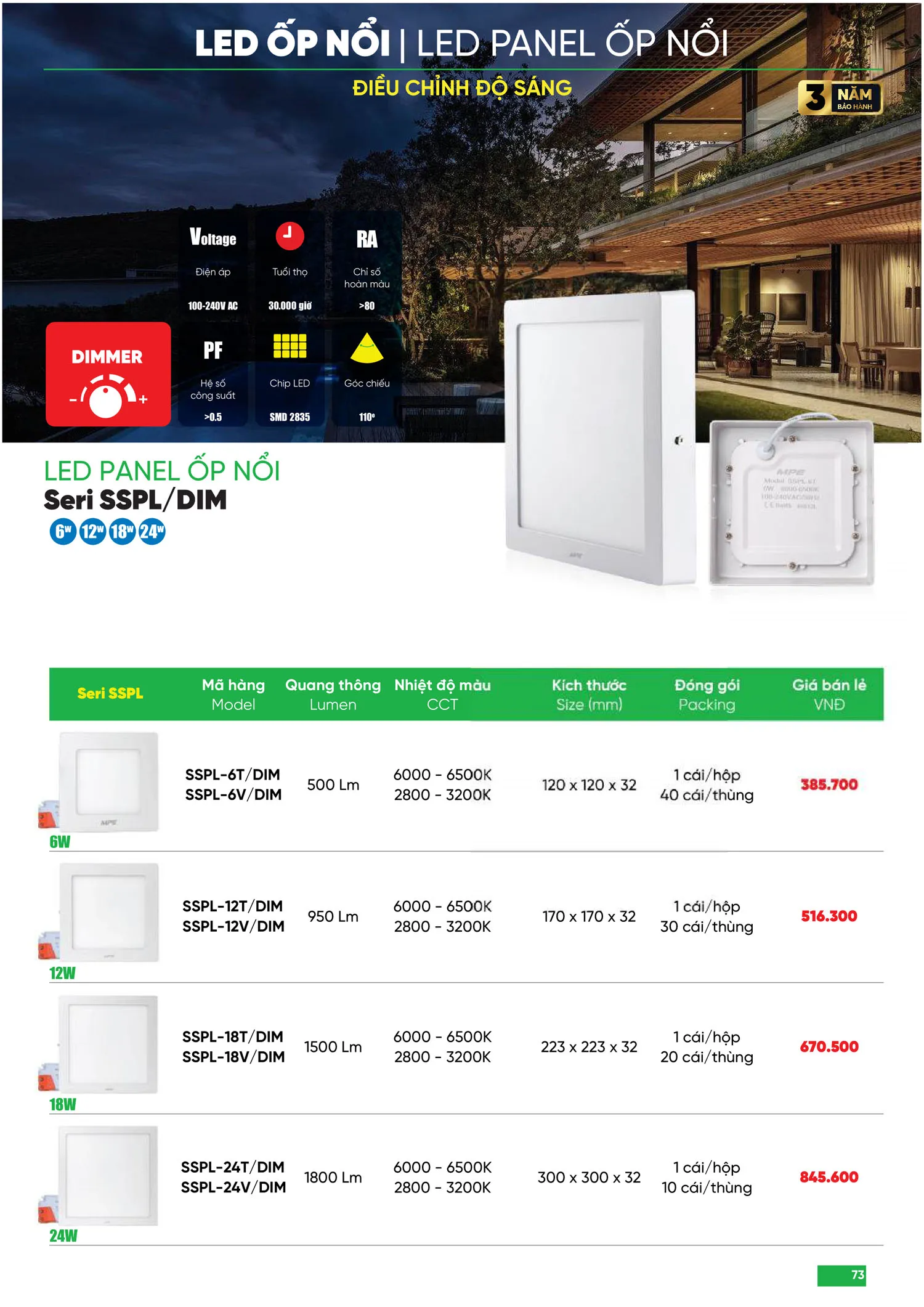 Bảng Giá MPE 2025 mới nhất - Trang 73)