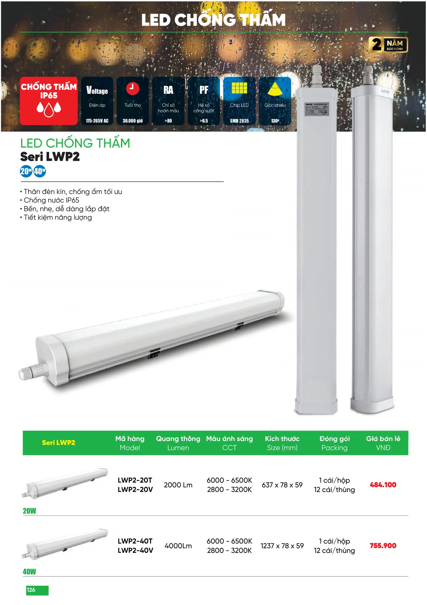 Bảng Giá MPE 2025 mới nhất - Trang 126)