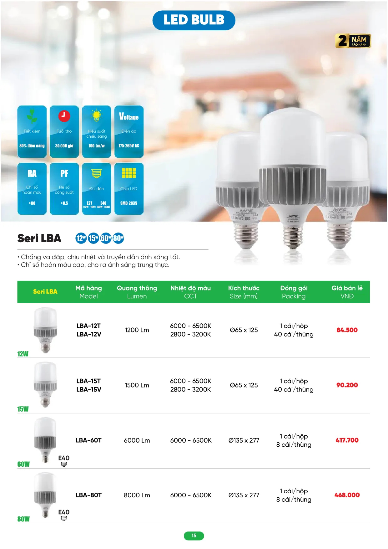 Bảng Giá MPE 2026 mới nhất - Trang 15)