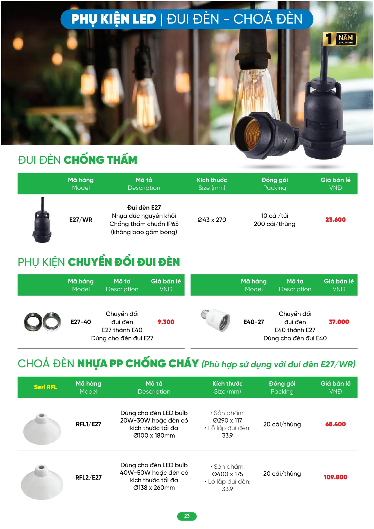 Bảng Giá MPE 2026 mới nhất - Trang 23)