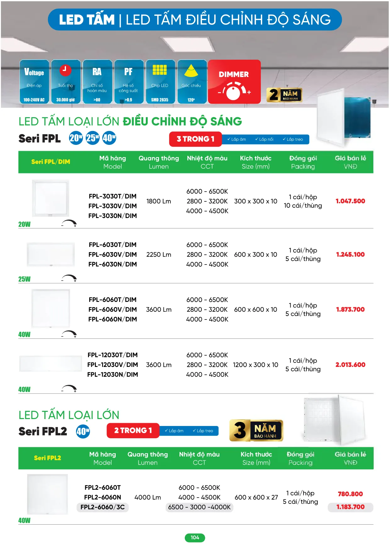 Bảng Giá MPE 2026 mới nhất - Trang 104)
