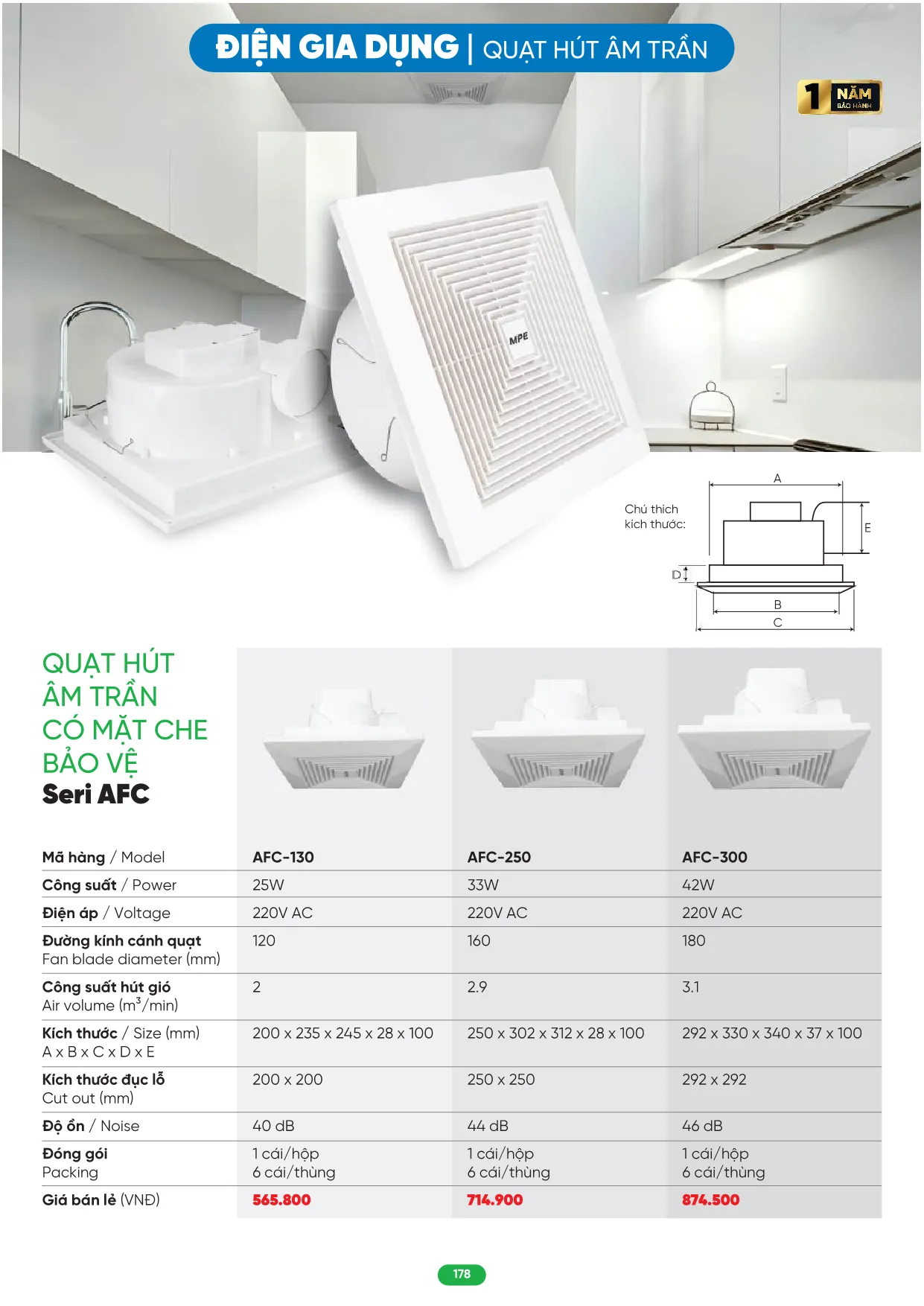 Bảng Giá MPE 2026 mới nhất - Trang 178)