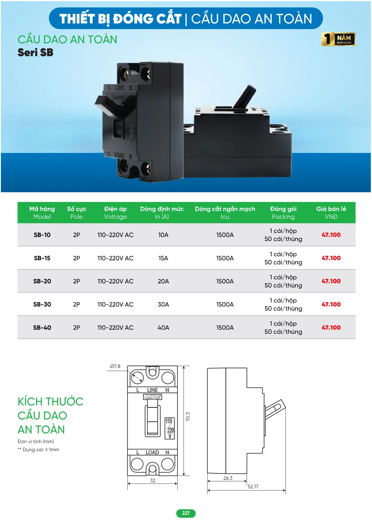 Bảng Giá MPE 2026 mới nhất - Trang 227)