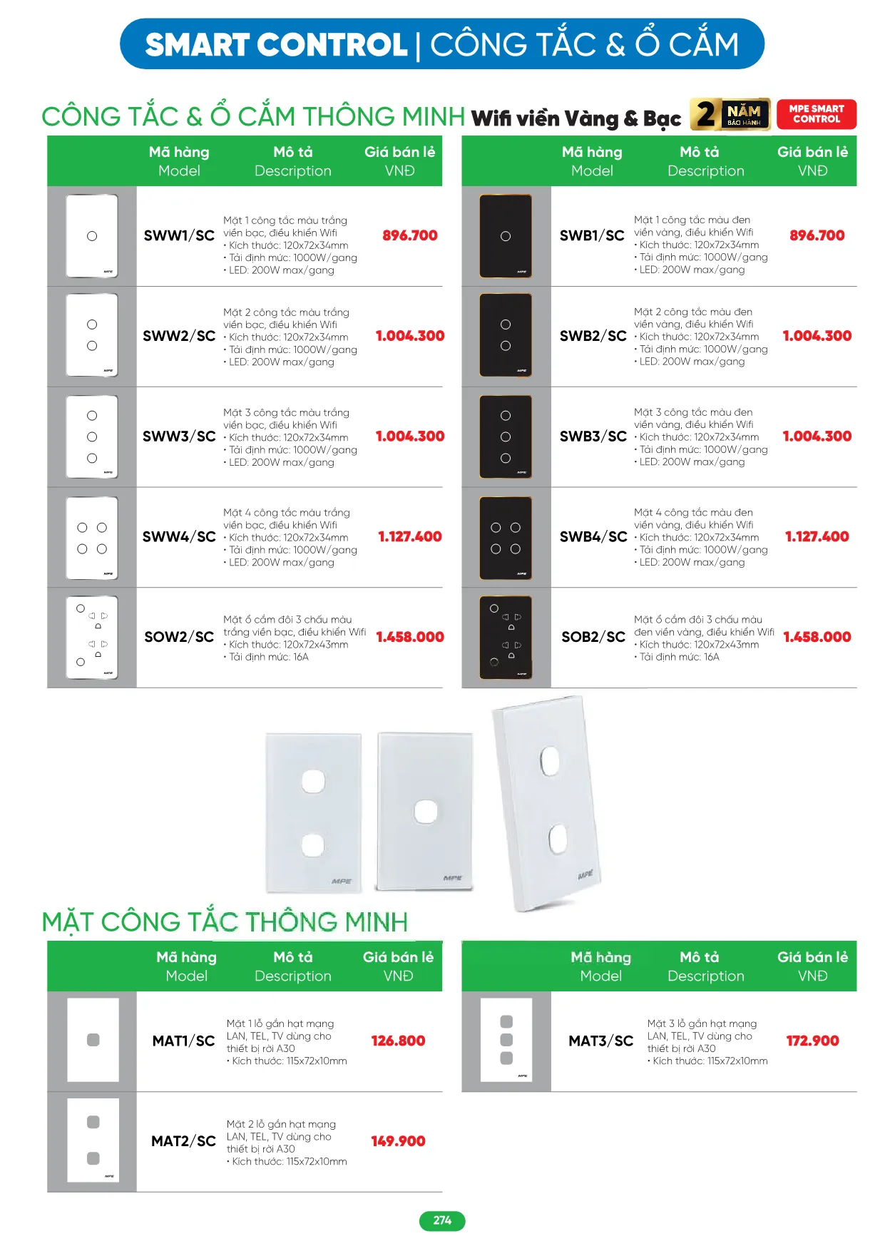 Bảng Giá MPE 2026 mới nhất - Trang 274)