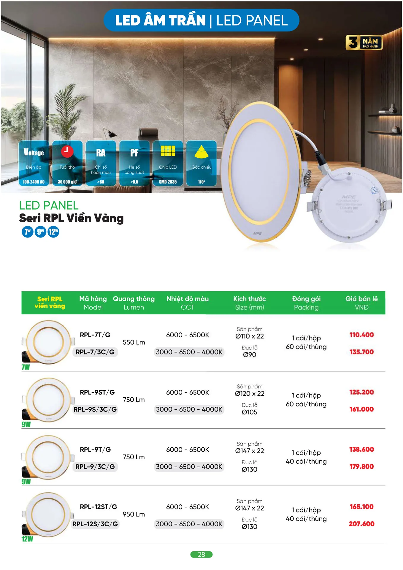 Bảng Giá MPE 2026 mới nhất - Trang 28)