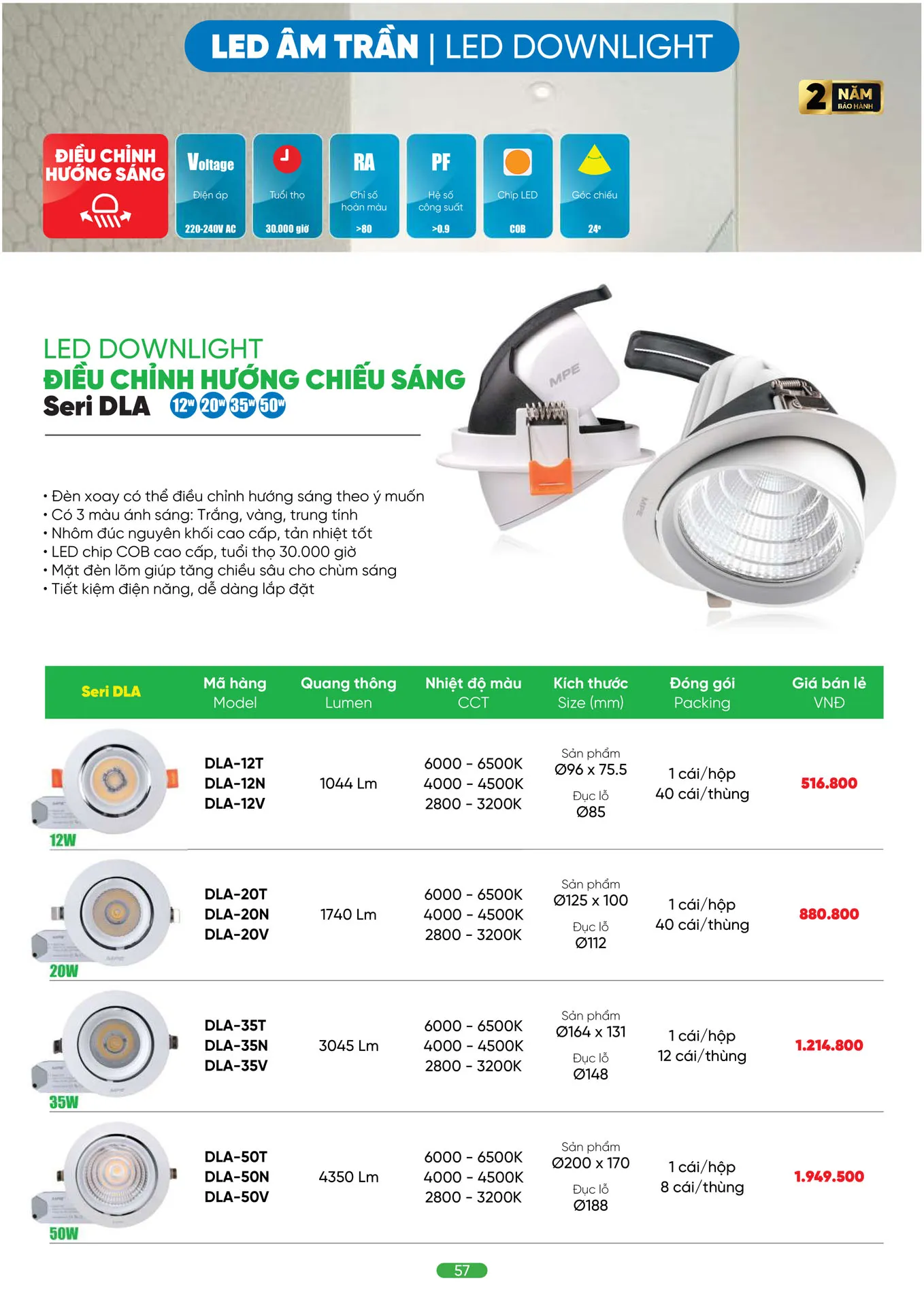 Bảng Giá MPE 2026 mới nhất - Trang 57)