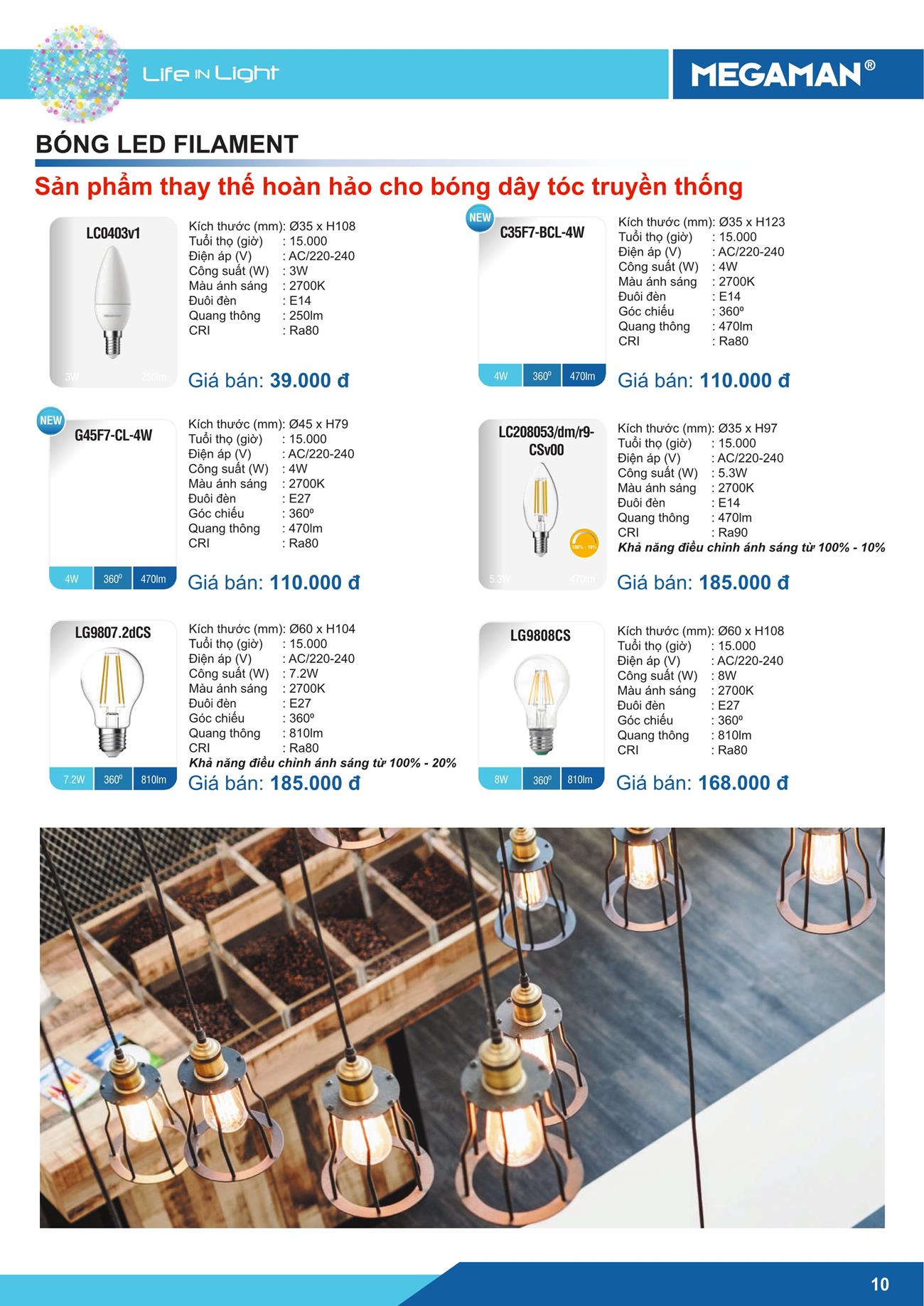 Bảng Giá LED MEGAMAN 2023 - Trang 11)