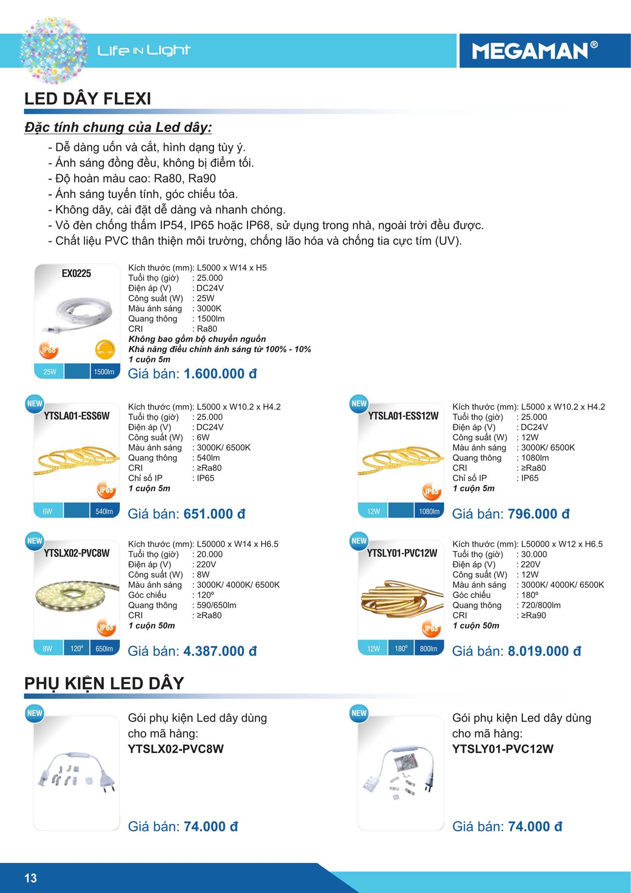 Bảng Giá LED MEGAMAN 2023 - Trang 14)