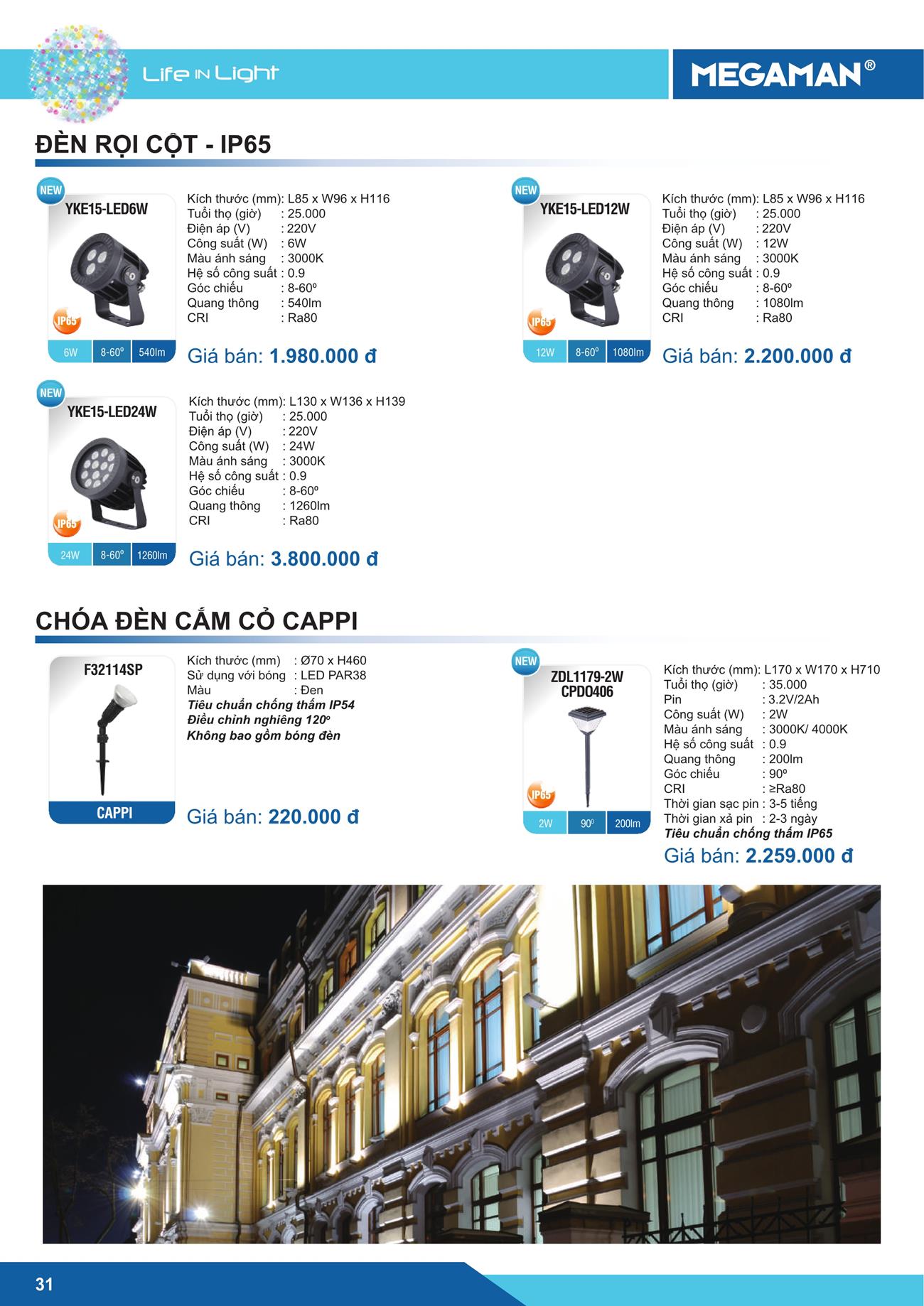 Bảng Giá LED MEGAMAN 2023 - Trang 32)