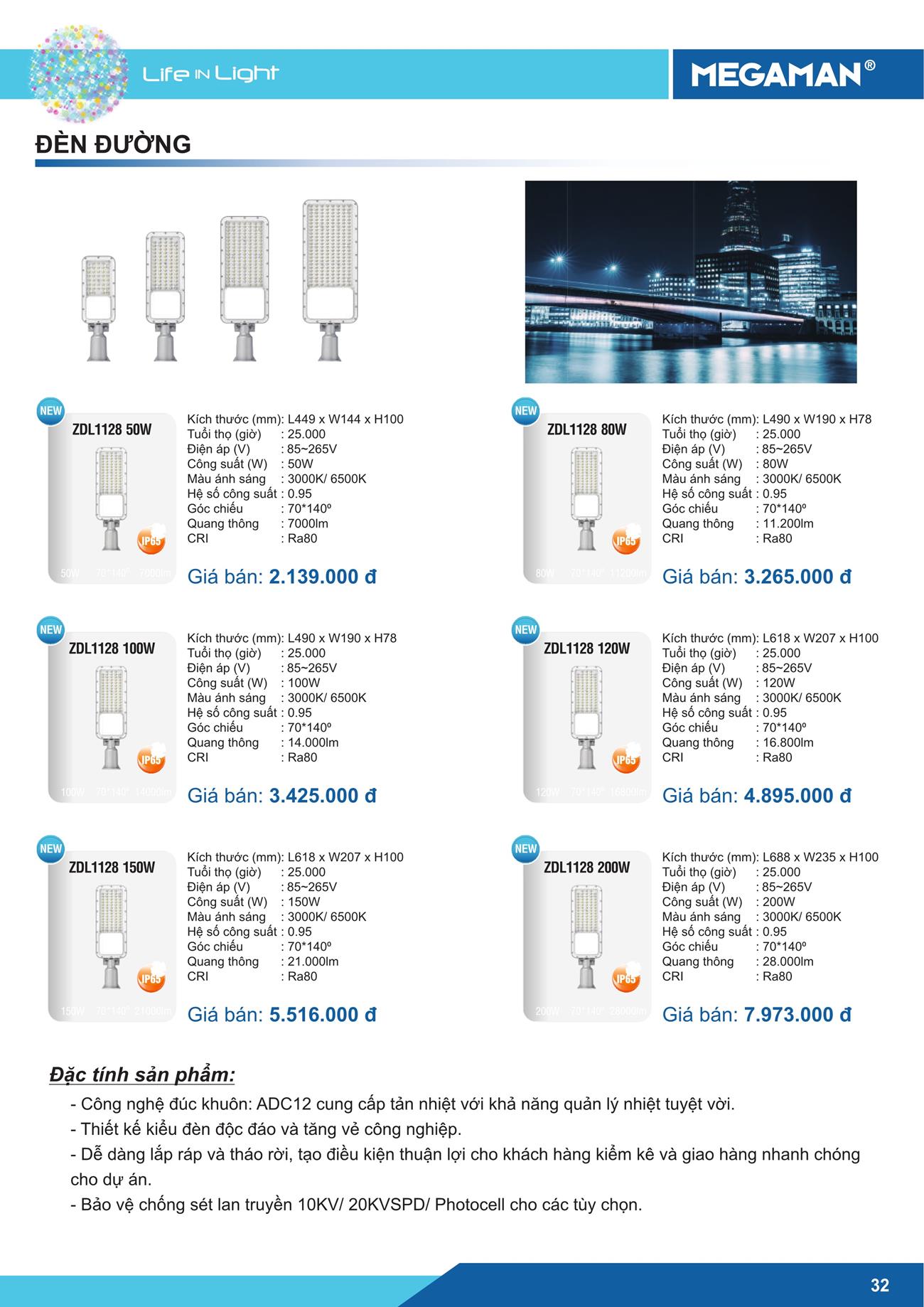 Bảng Giá LED MEGAMAN 2023 - Trang 33)
