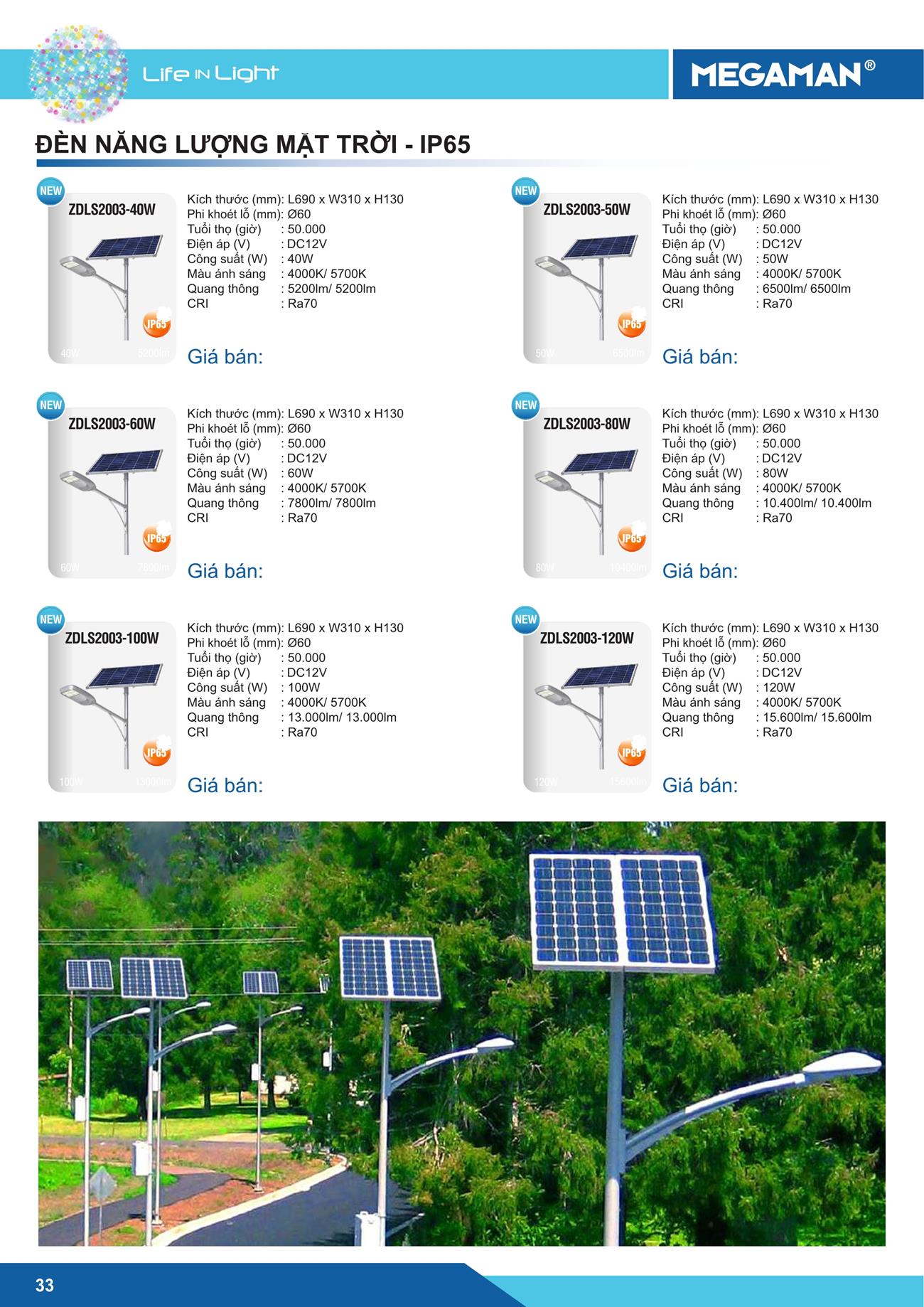 Bảng Giá LED MEGAMAN 2023 - Trang 34)