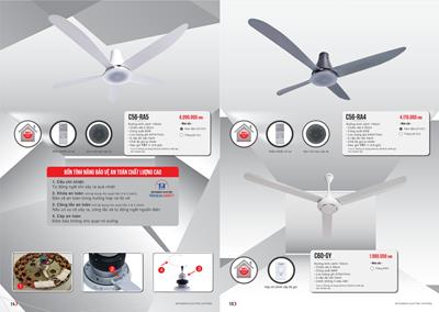 Catalogue Mitsubishi Quạt trần, Quạt điện, Quạt hút 2026 - Trang 8)