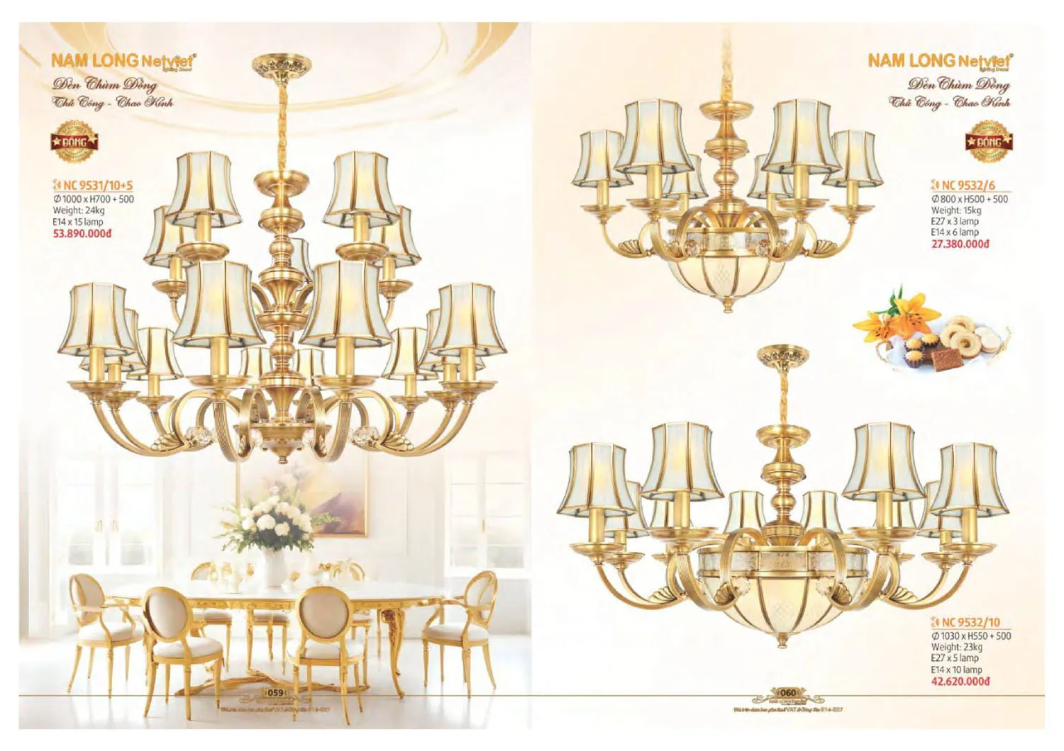 Catalogue đèn trang trí Nam Long Netviet 2025 - Trang 31)