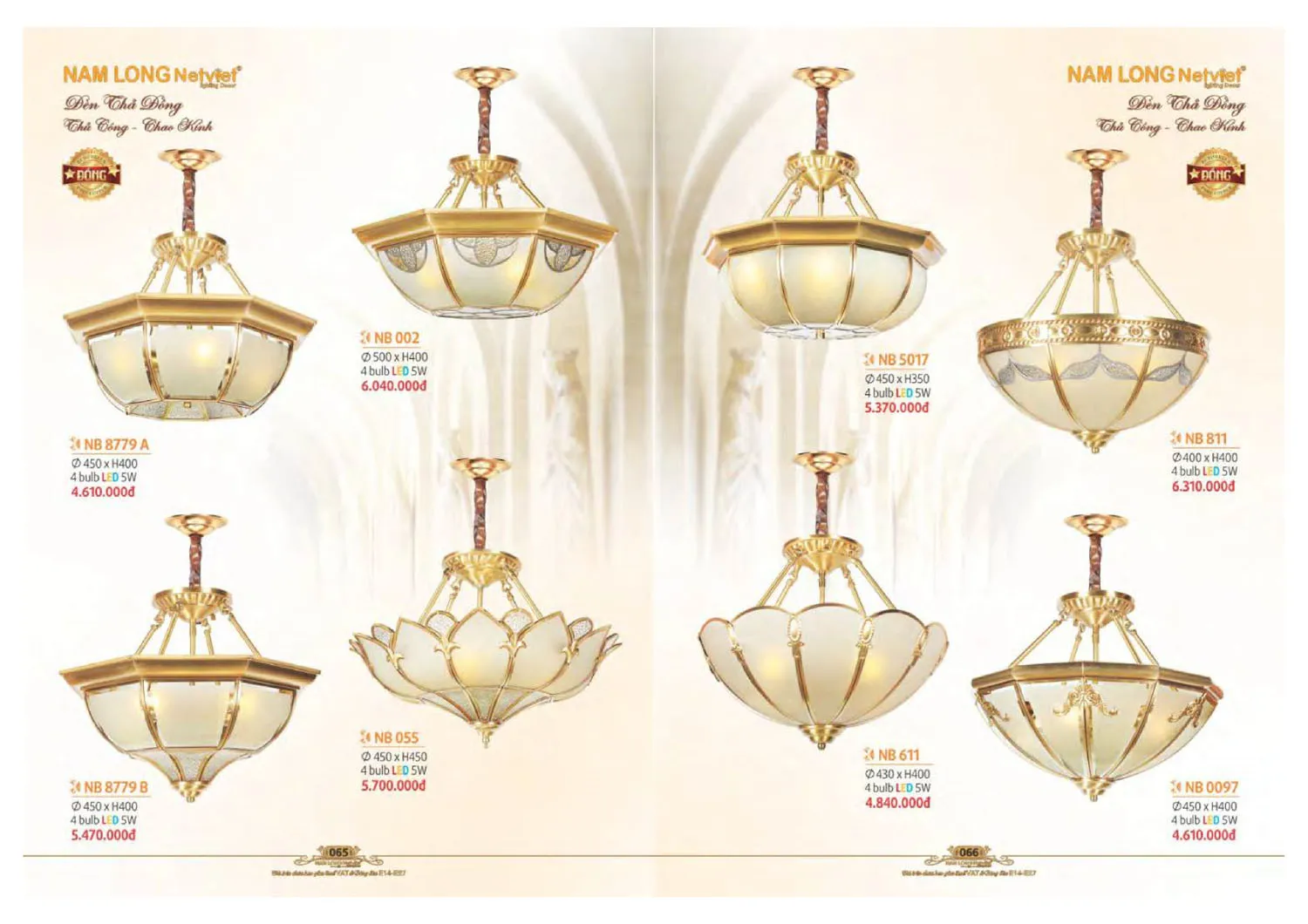 Catalogue đèn trang trí Nam Long Netviet 2025 - Trang 34)