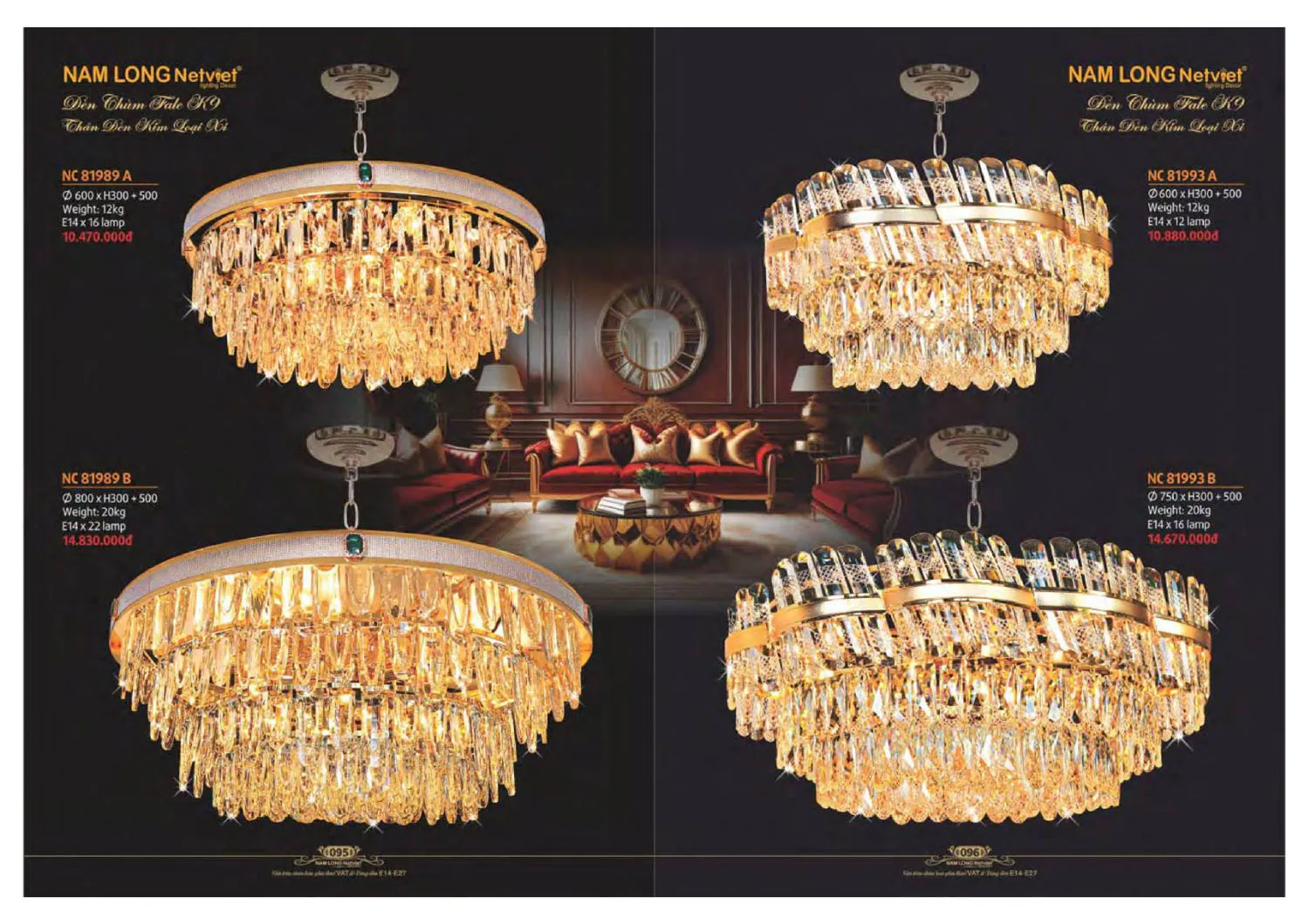 Catalogue đèn trang trí Nam Long Netviet 2025 - Trang 49)