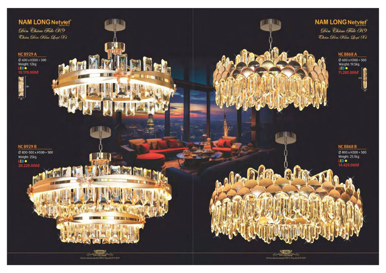 Catalogue đèn trang trí Nam Long Netviet 2025 - Trang 51)