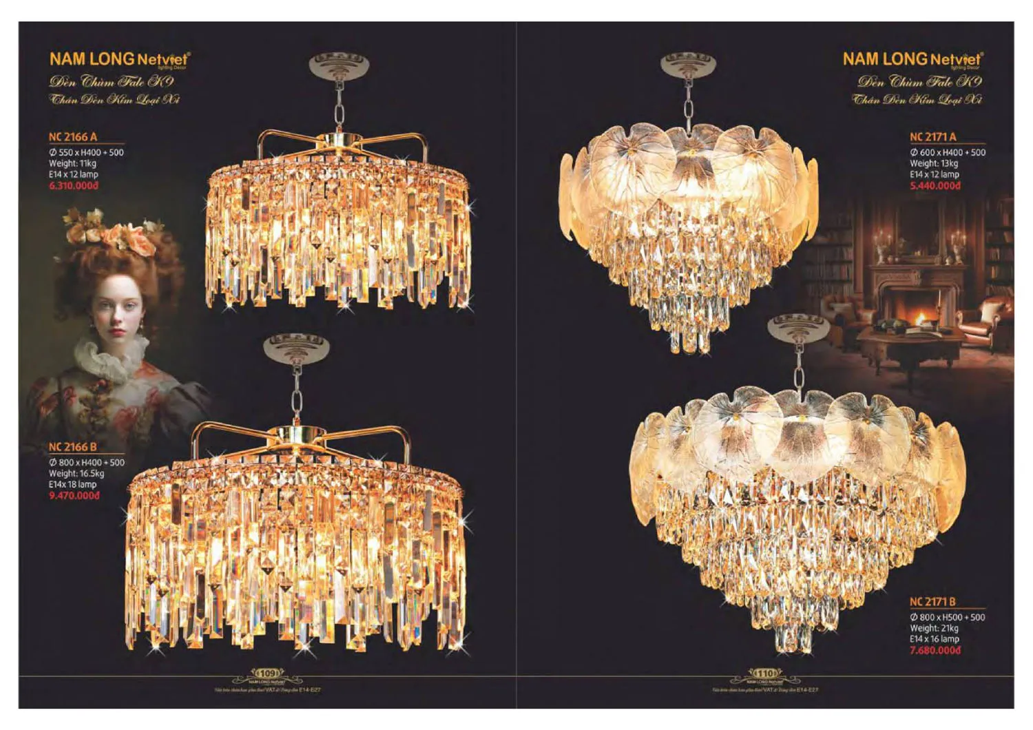 Catalogue đèn trang trí Nam Long Netviet 2025 - Trang 56)