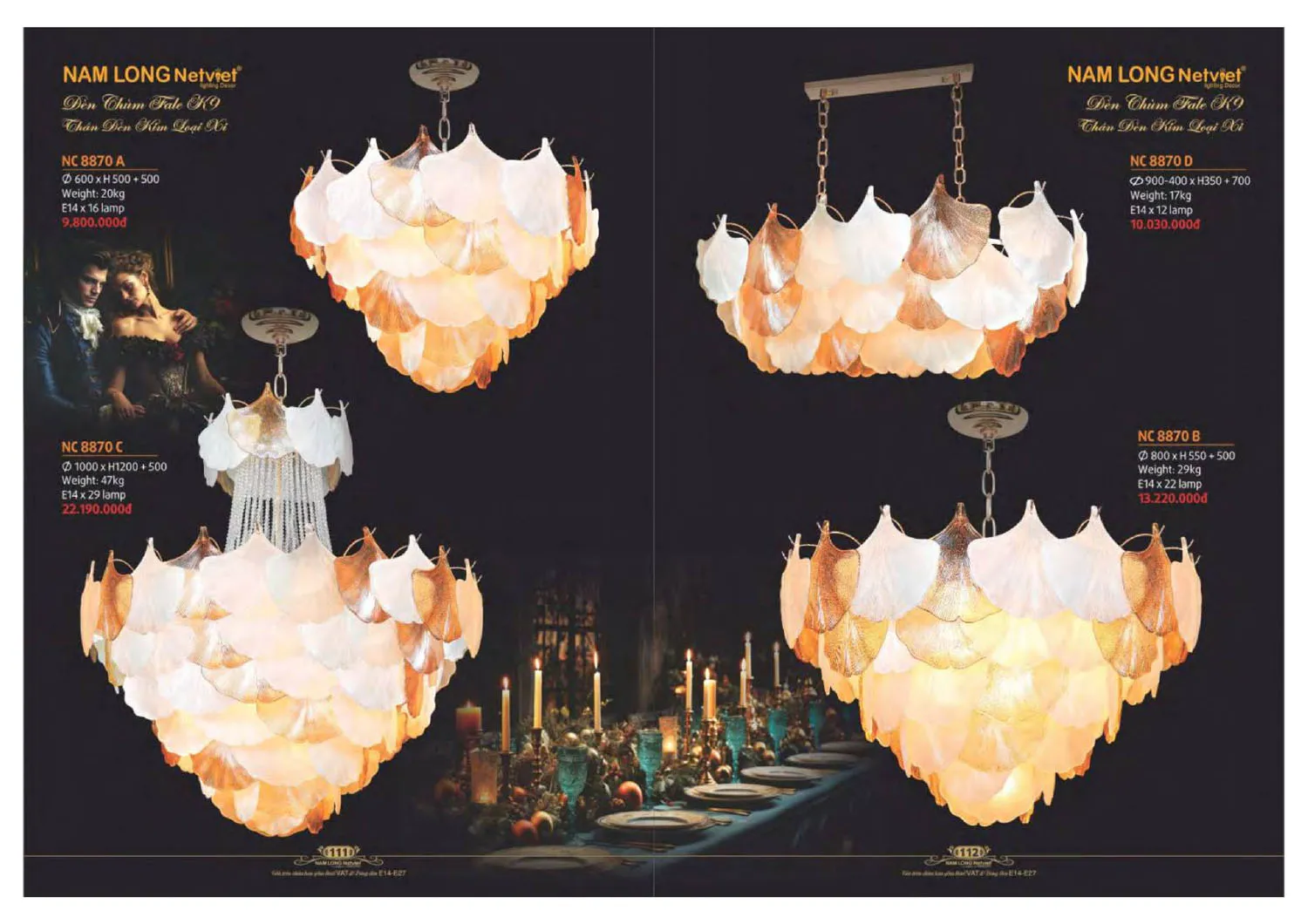 Catalogue đèn trang trí Nam Long Netviet 2025 - Trang 57)