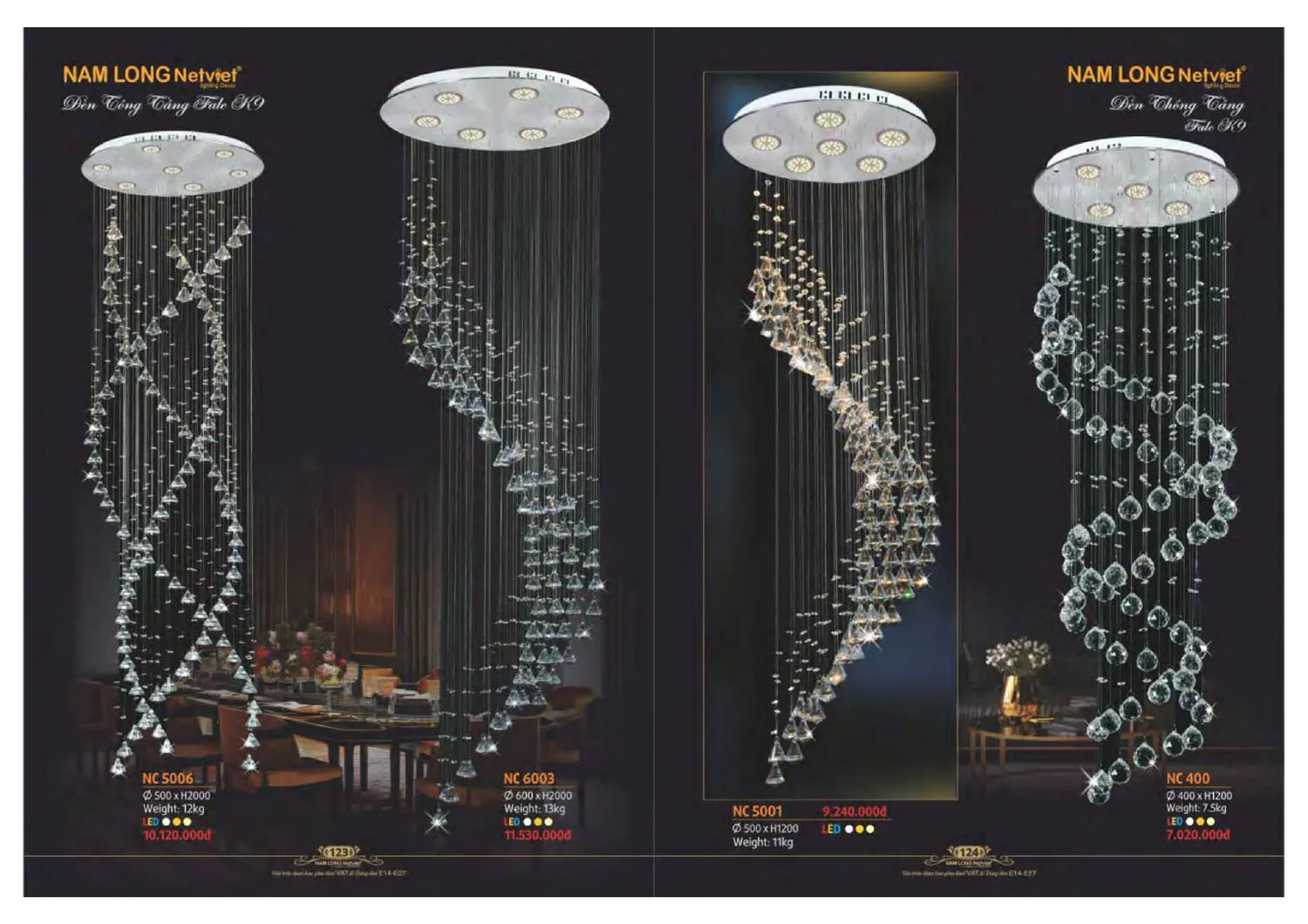 Catalogue đèn trang trí Nam Long Netviet 2025 - Trang 63)