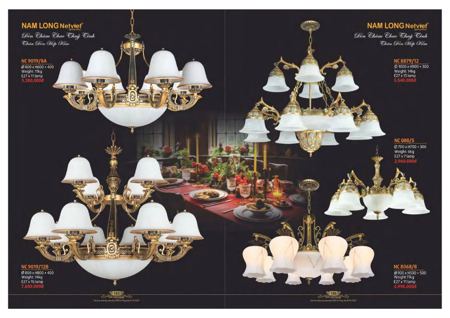 Catalogue đèn trang trí Nam Long Netviet 2025 - Trang 94)