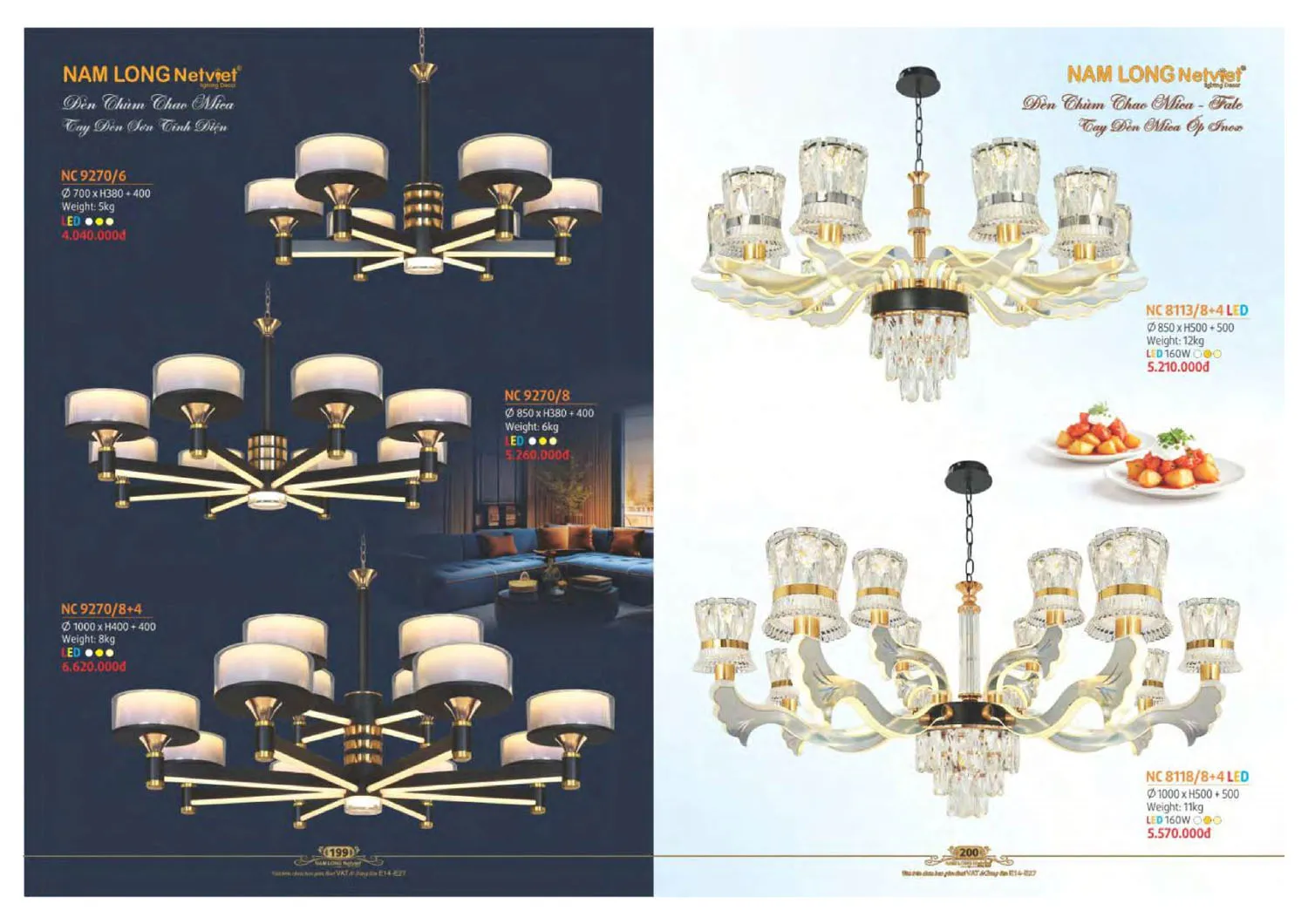 Catalogue đèn trang trí Nam Long Netviet 2025 - Trang 101)