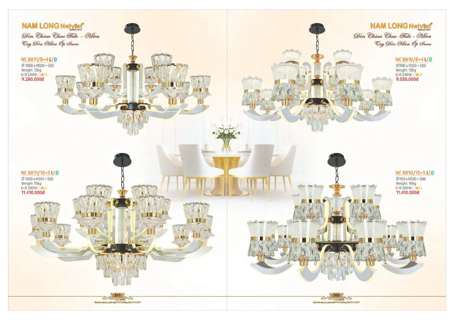 Catalogue đèn trang trí Nam Long Netviet 2025 - Trang 102)