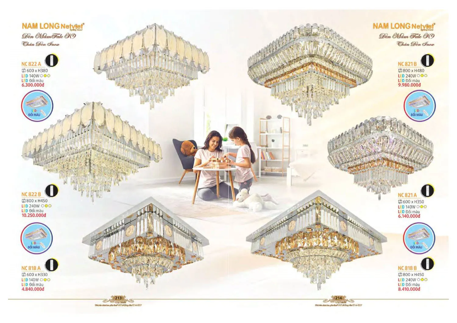 Catalogue đèn trang trí Nam Long Netviet 2025 - Trang 108)