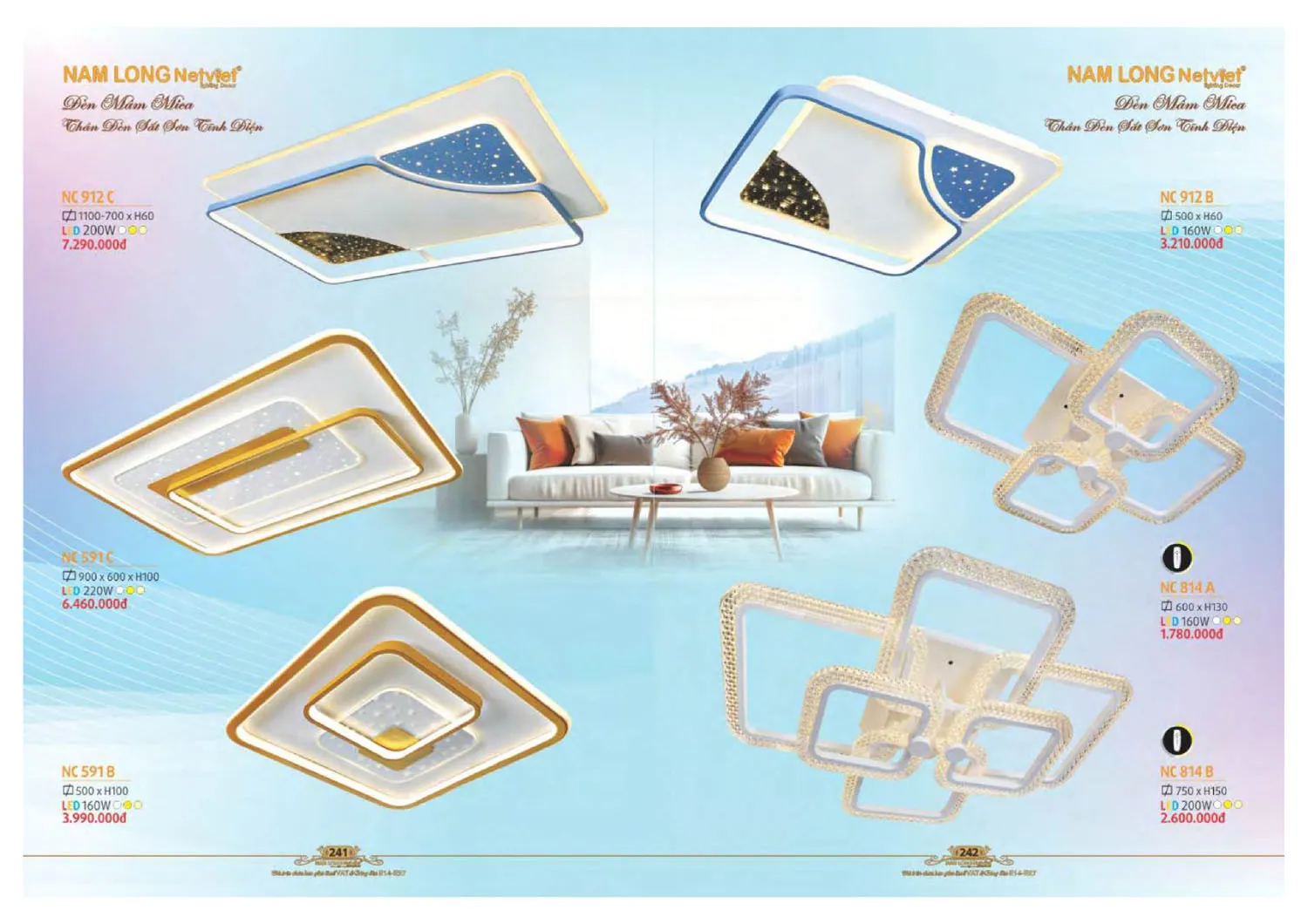 Catalogue đèn trang trí Nam Long Netviet 2025 - Trang 122)