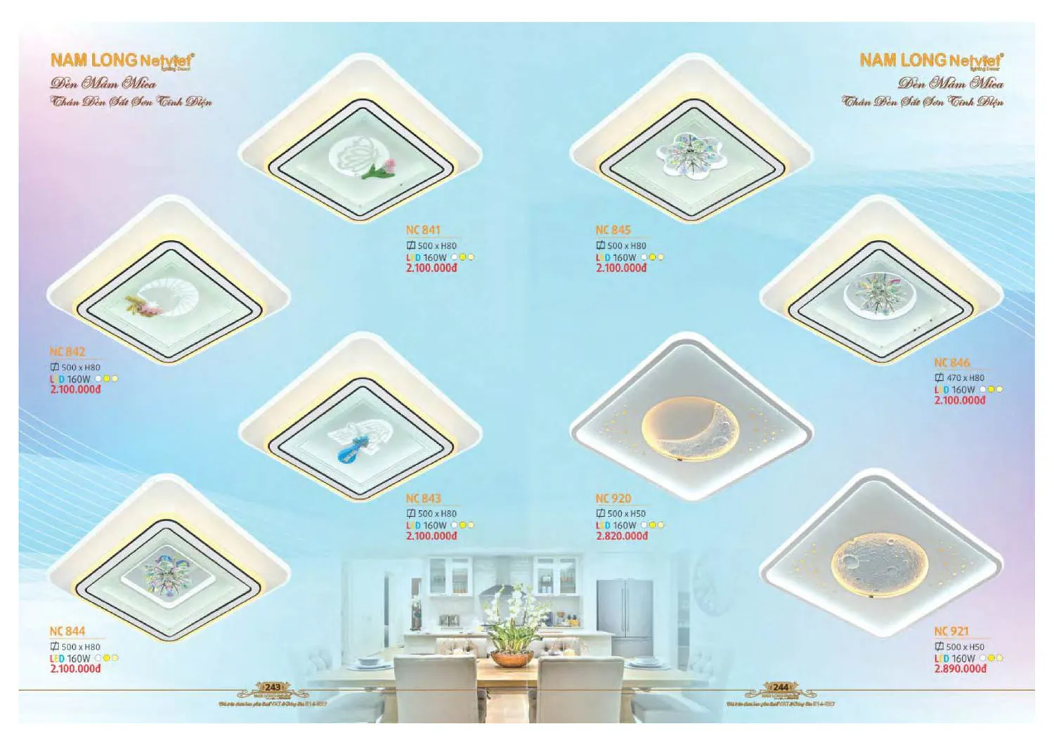 Catalogue đèn trang trí Nam Long Netviet 2025 - Trang 123)