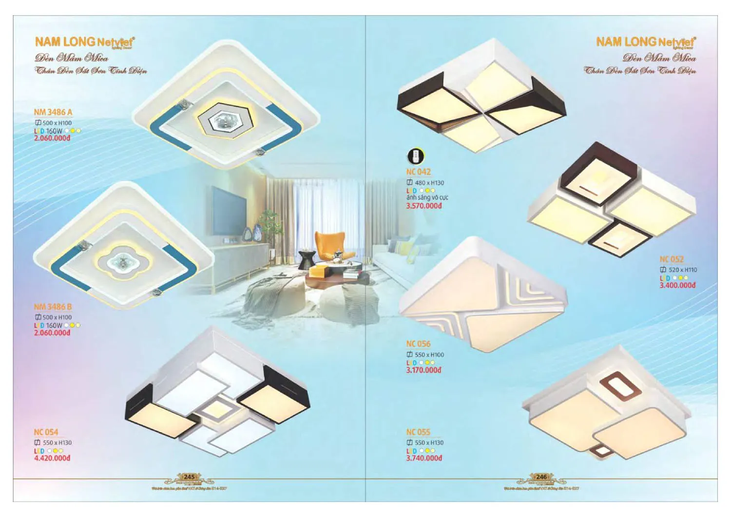 Catalogue đèn trang trí Nam Long Netviet 2025 - Trang 124)