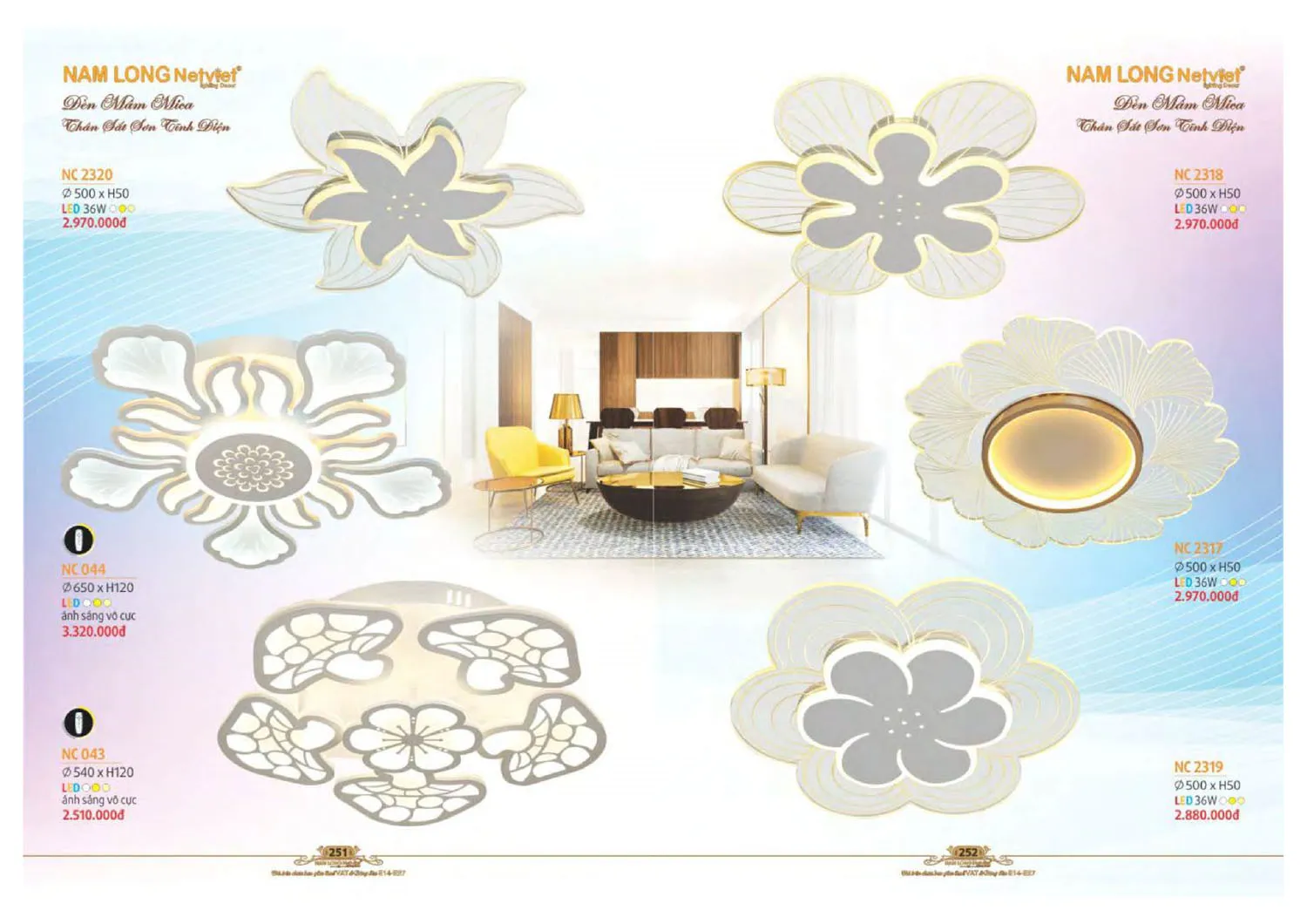 Catalogue đèn trang trí Nam Long Netviet 2025 - Trang 127)
