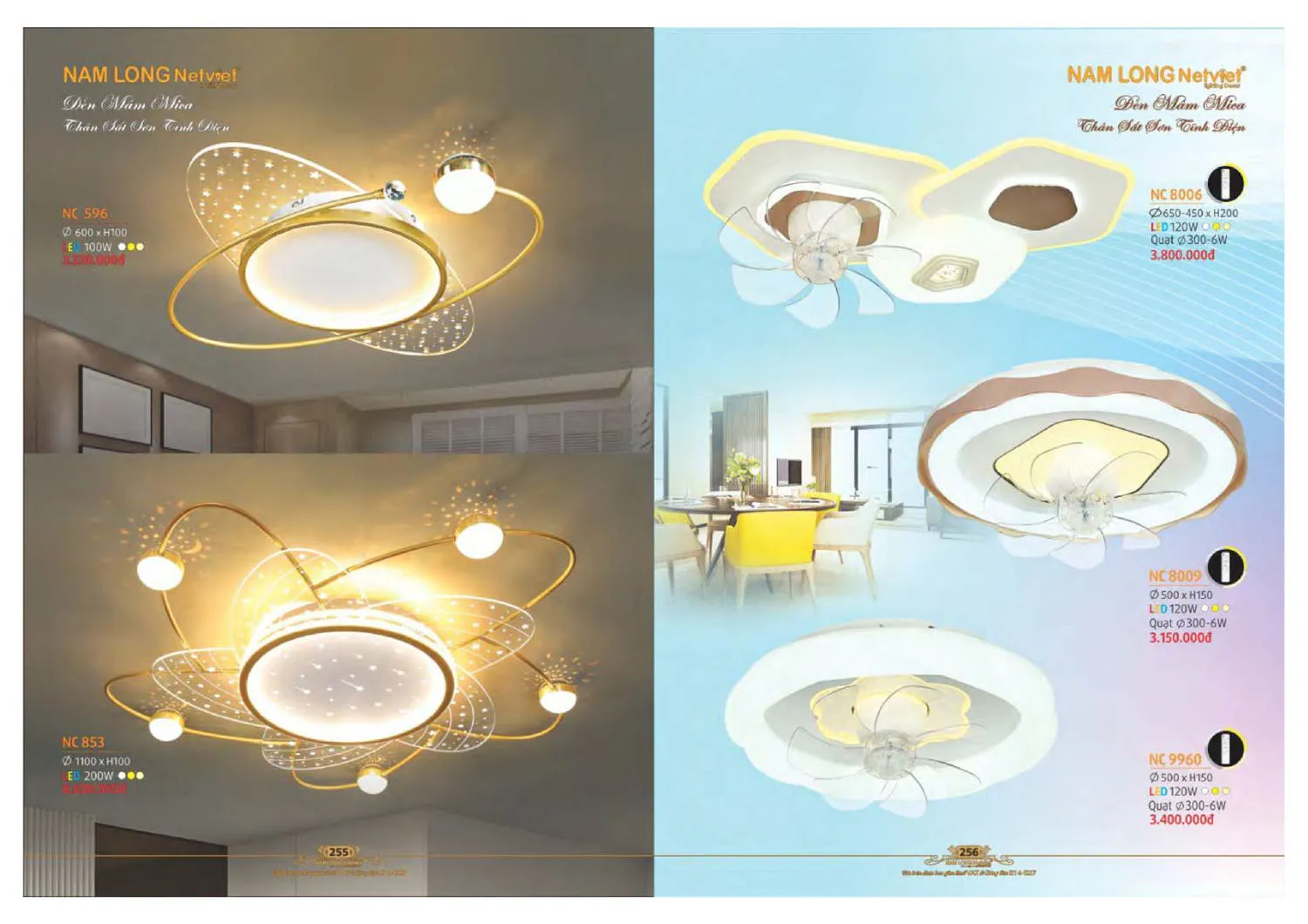 Catalogue đèn trang trí Nam Long Netviet 2025 - Trang 129)