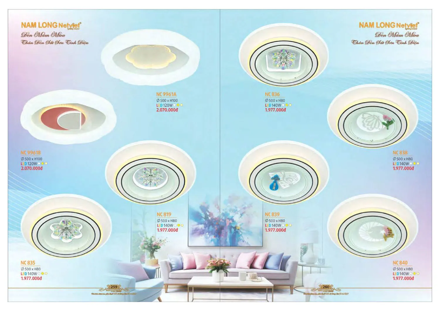 Catalogue đèn trang trí Nam Long Netviet 2025 - Trang 131)