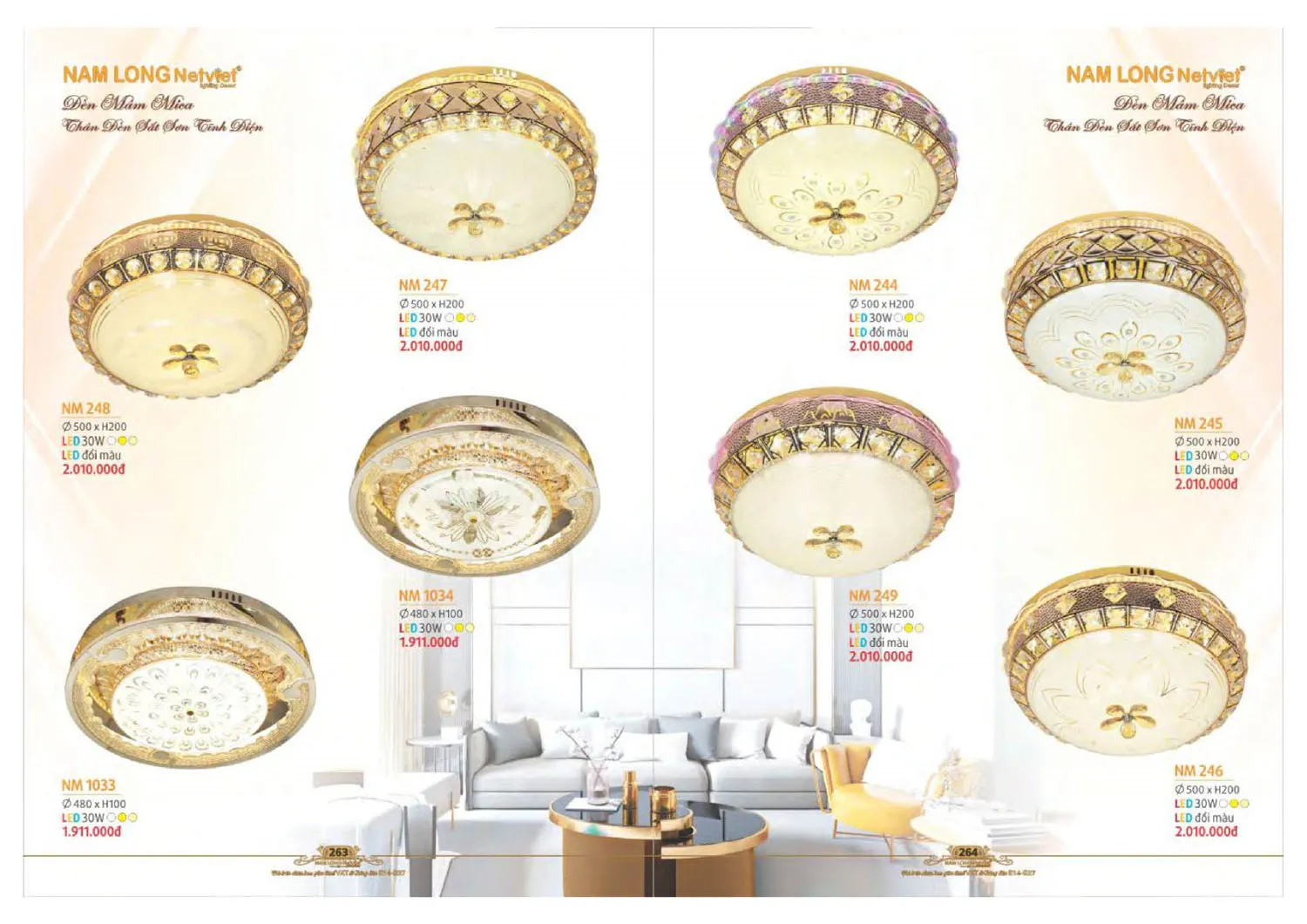 Catalogue đèn trang trí Nam Long Netviet 2025 - Trang 133)