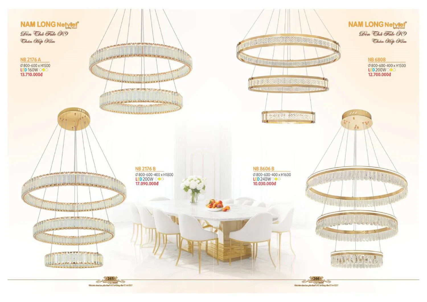 Catalogue đèn trang trí Nam Long Netviet 2025 - Trang 134)
