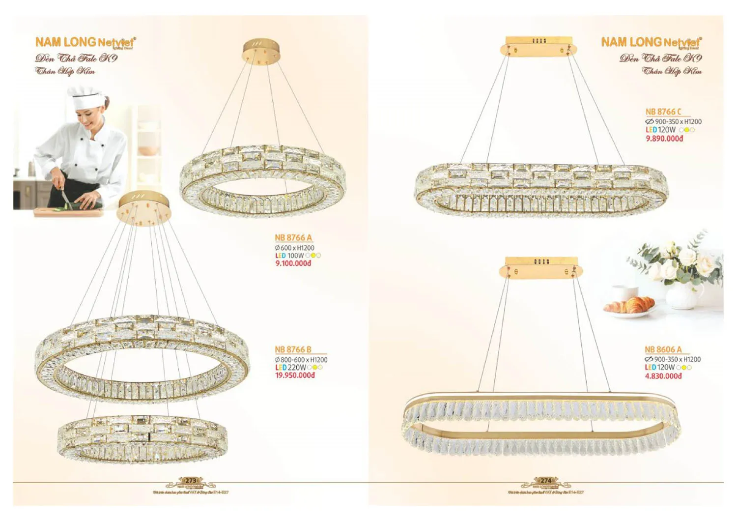 Catalogue đèn trang trí Nam Long Netviet 2025 - Trang 138)
