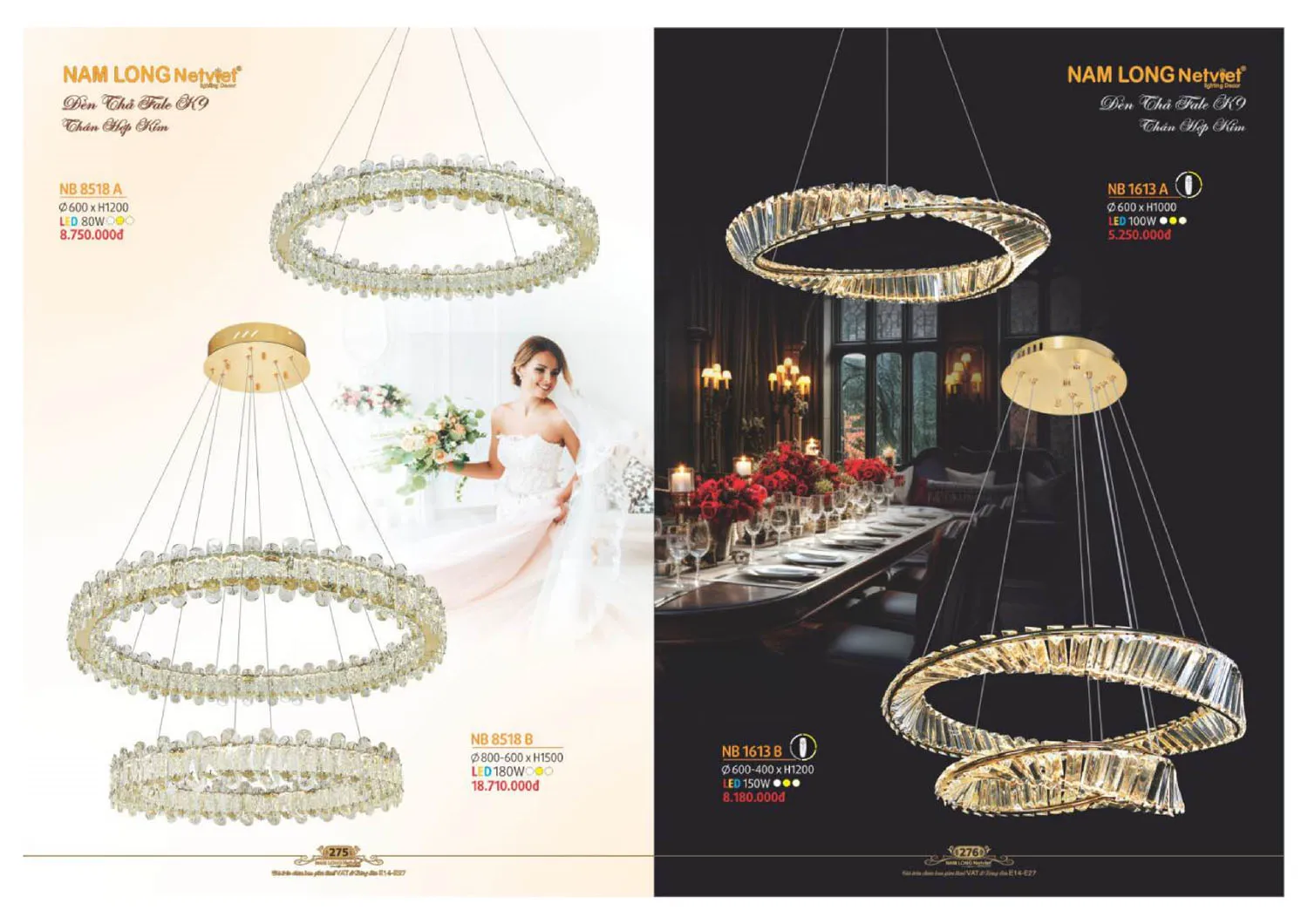 Catalogue đèn trang trí Nam Long Netviet 2025 - Trang 139)