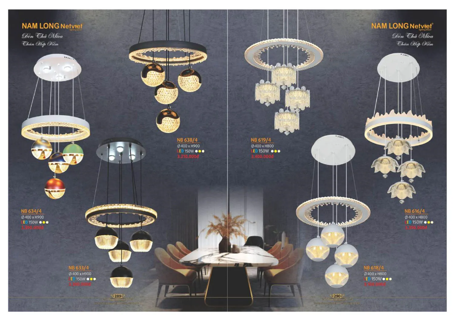Catalogue đèn trang trí Nam Long Netviet 2025 - Trang 146)
