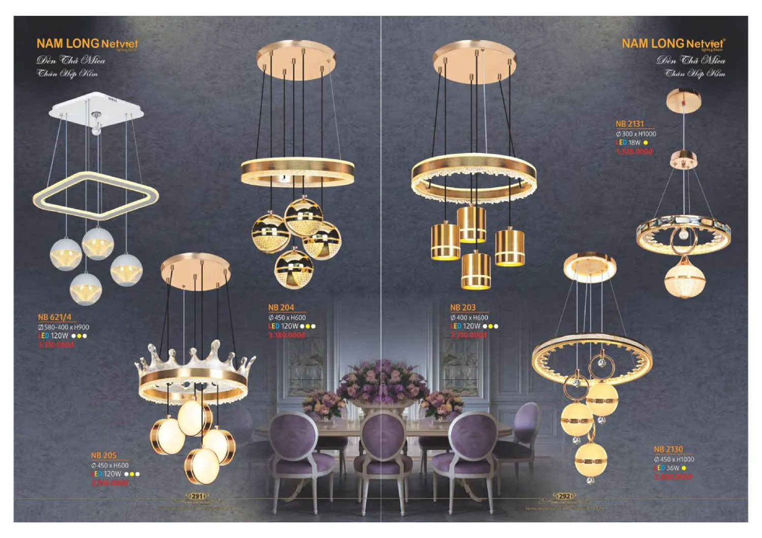 Catalogue đèn trang trí Nam Long Netviet 2025 - Trang 147)