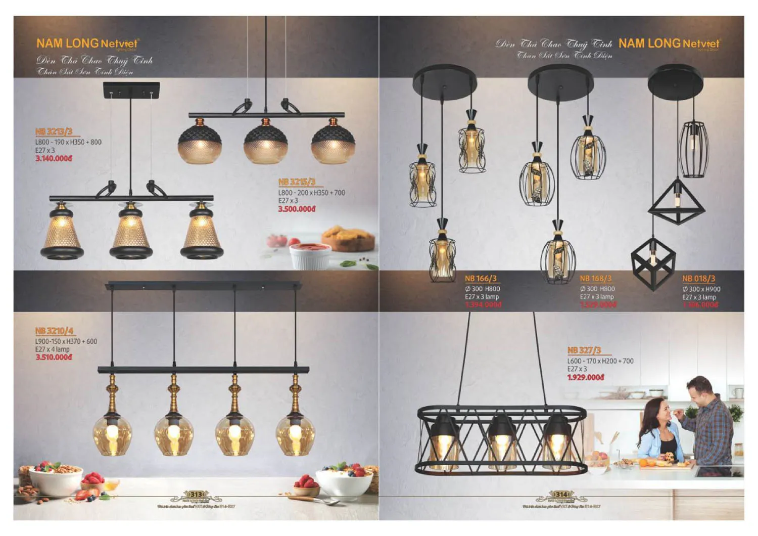 Catalogue đèn trang trí Nam Long Netviet 2025 - Trang 158)